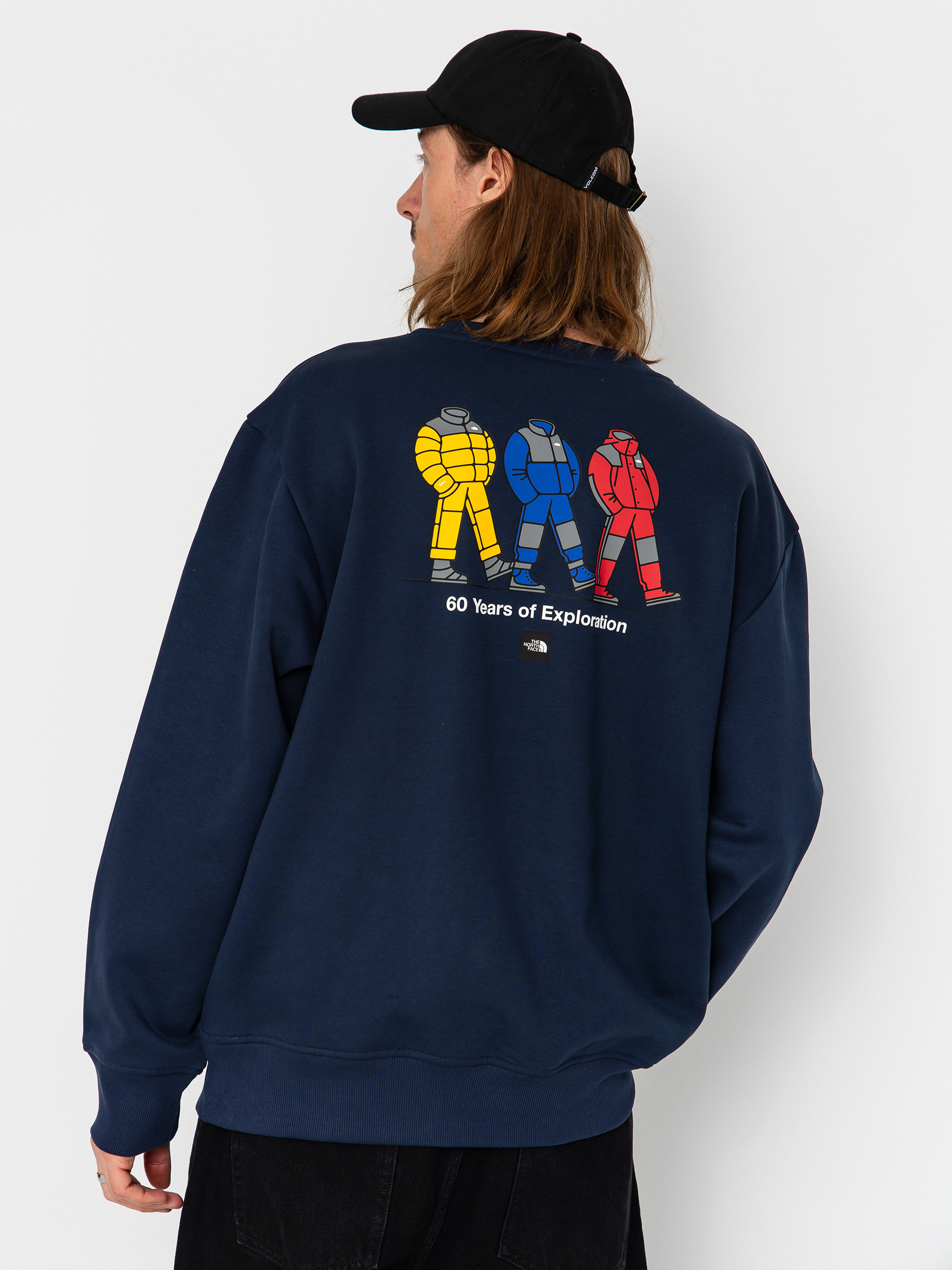 The North Face Tnf Celebration Relaxed Crew Sweatshirt (summit navy)
