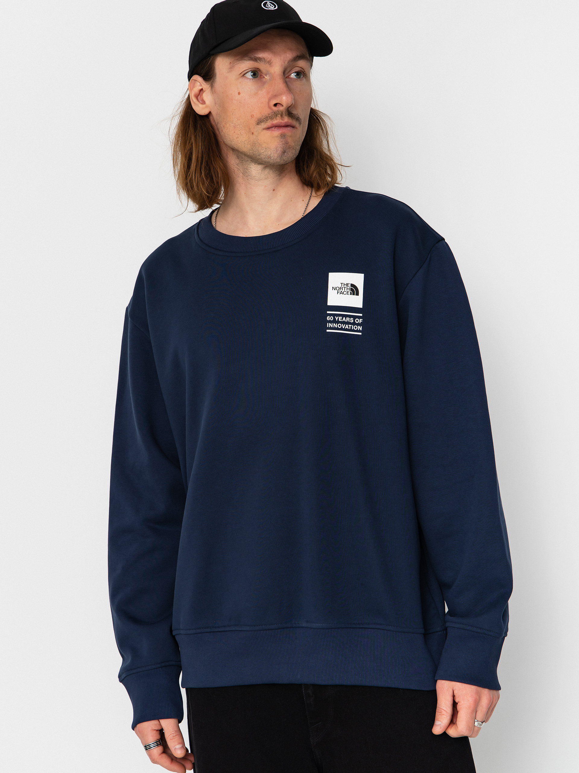 The North Face Tnf Celebration Relaxed Crew Sweatshirt (summit navy)