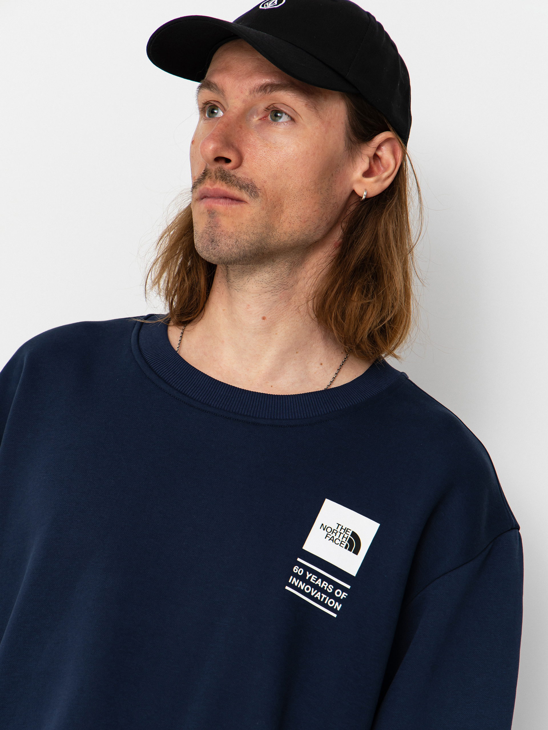 The North Face Tnf Celebration Relaxed Crew Sweatshirt (summit navy)