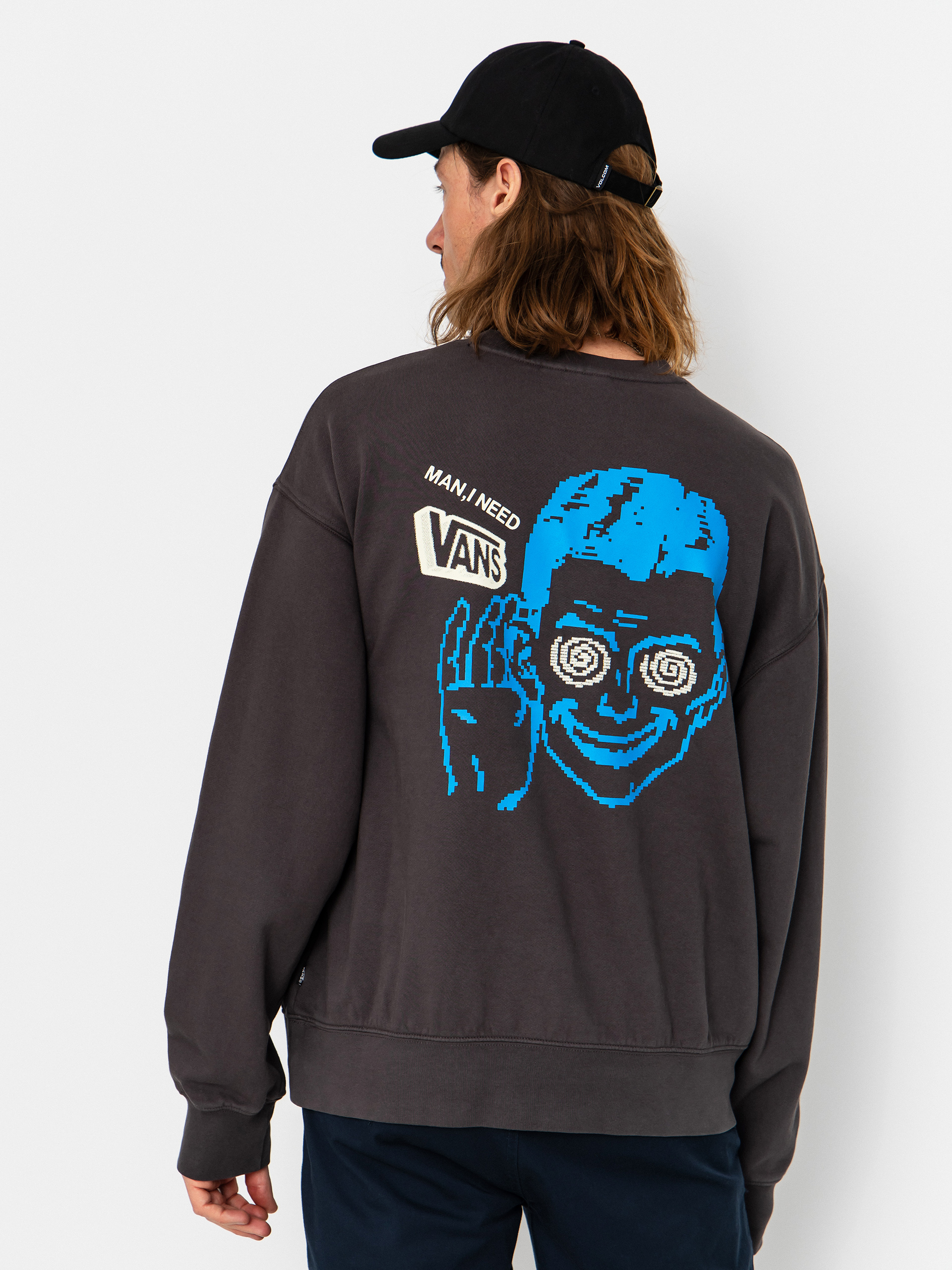 Volcom Skate Vital Crew Sweatshirt - black (black)
