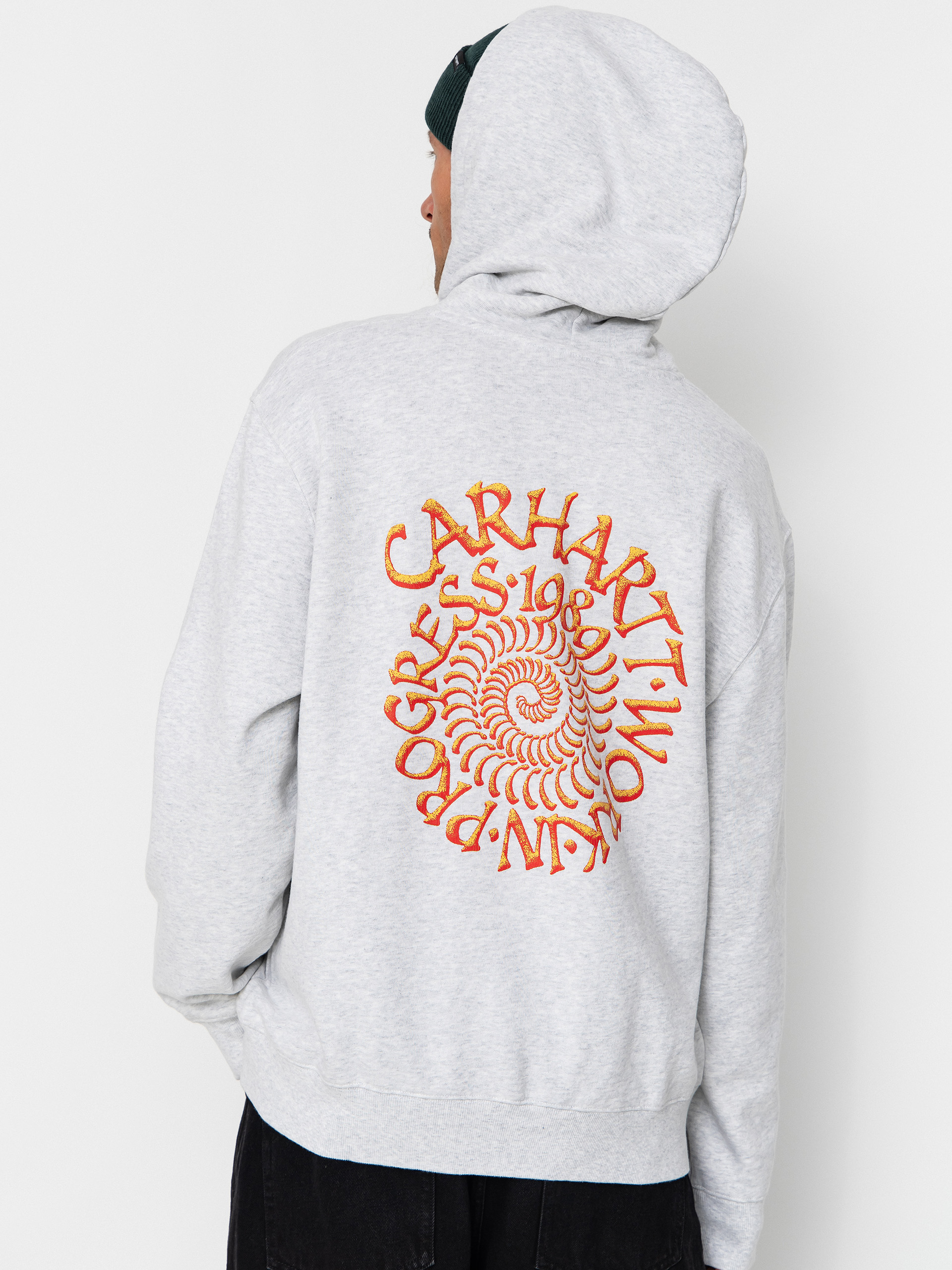 Stussy Basic HD Hoodie - grey (ash heather)