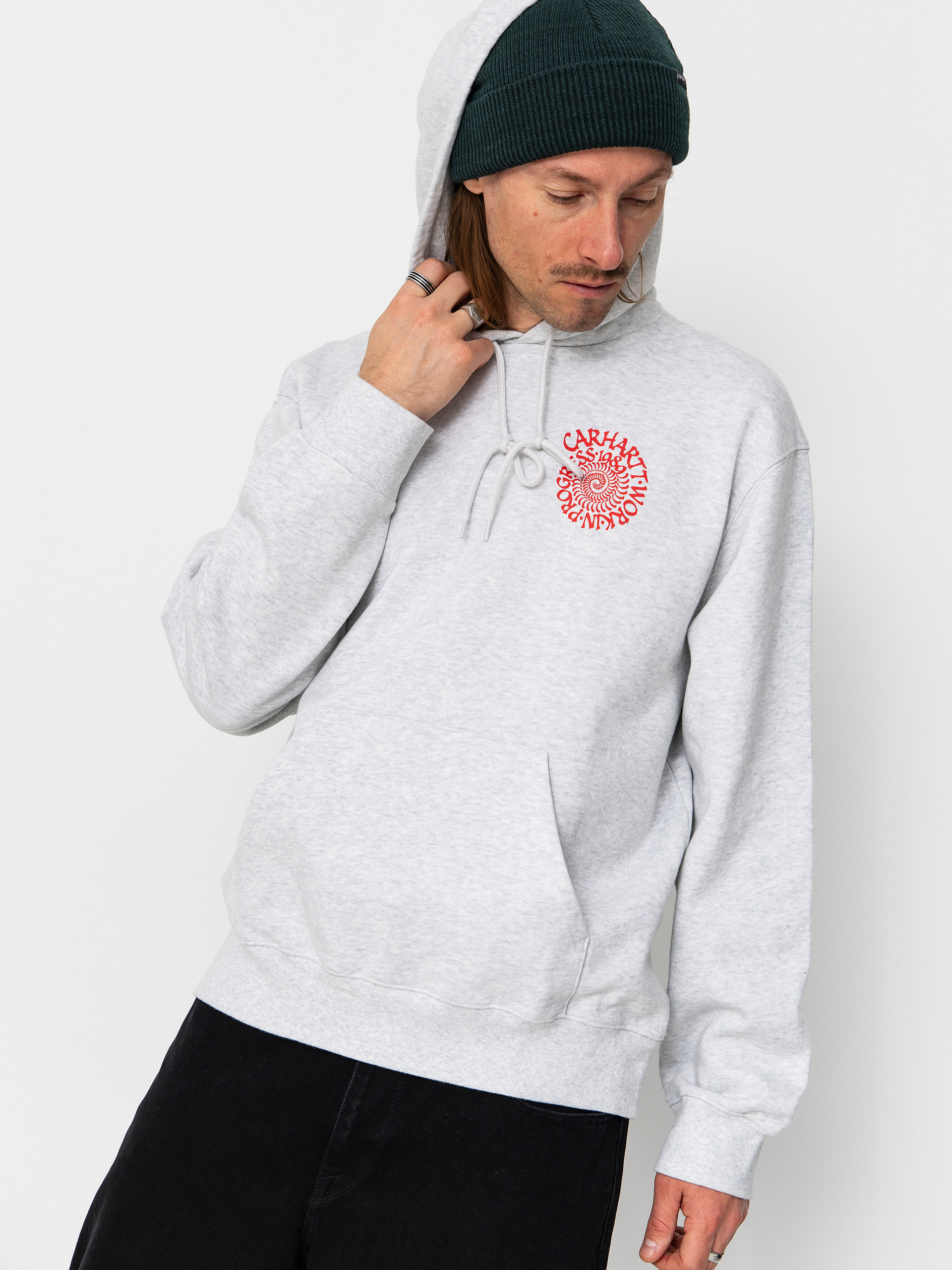 Carhartt WIP Hoodie Spiral HD (ash heather)