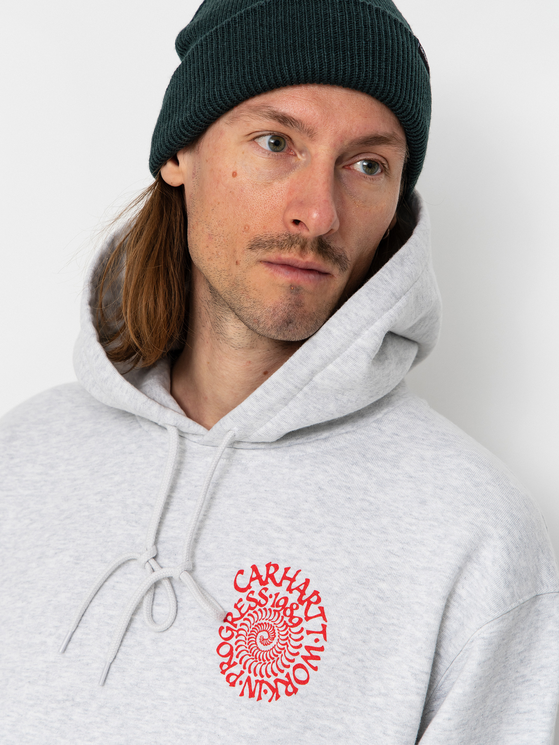 Carhartt WIP Hoodie Spiral HD (ash heather)