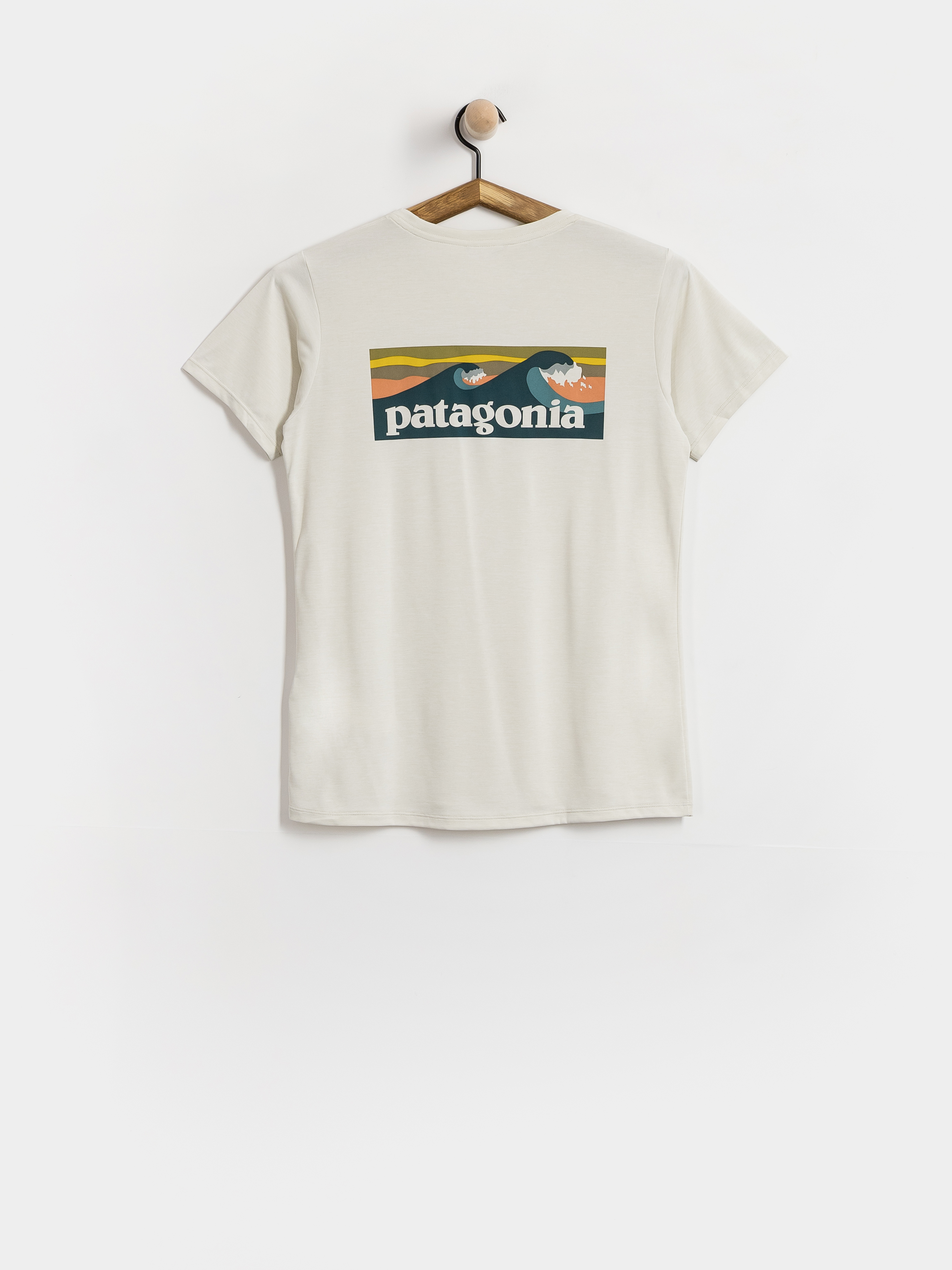 Patagonia T-Shirt Capilene Cool Boardshort Logo Wmn (dyno white)