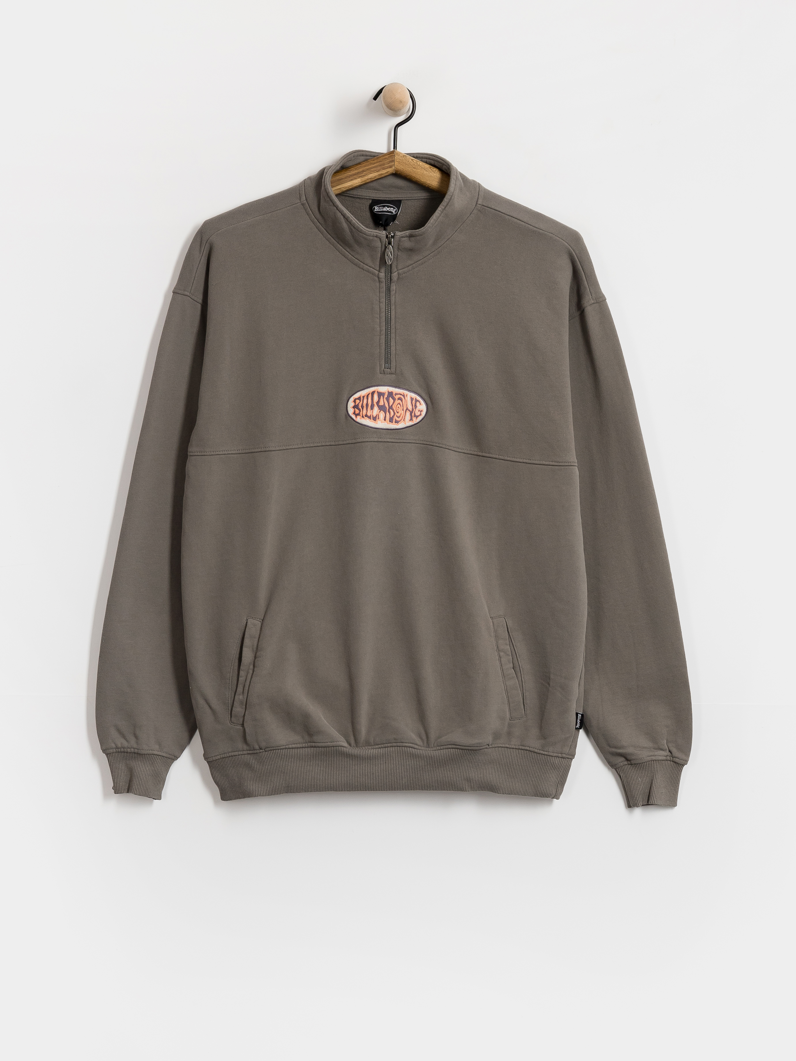 Billabong Core Lord Half Zip Sweatshirt - grey (pewter)