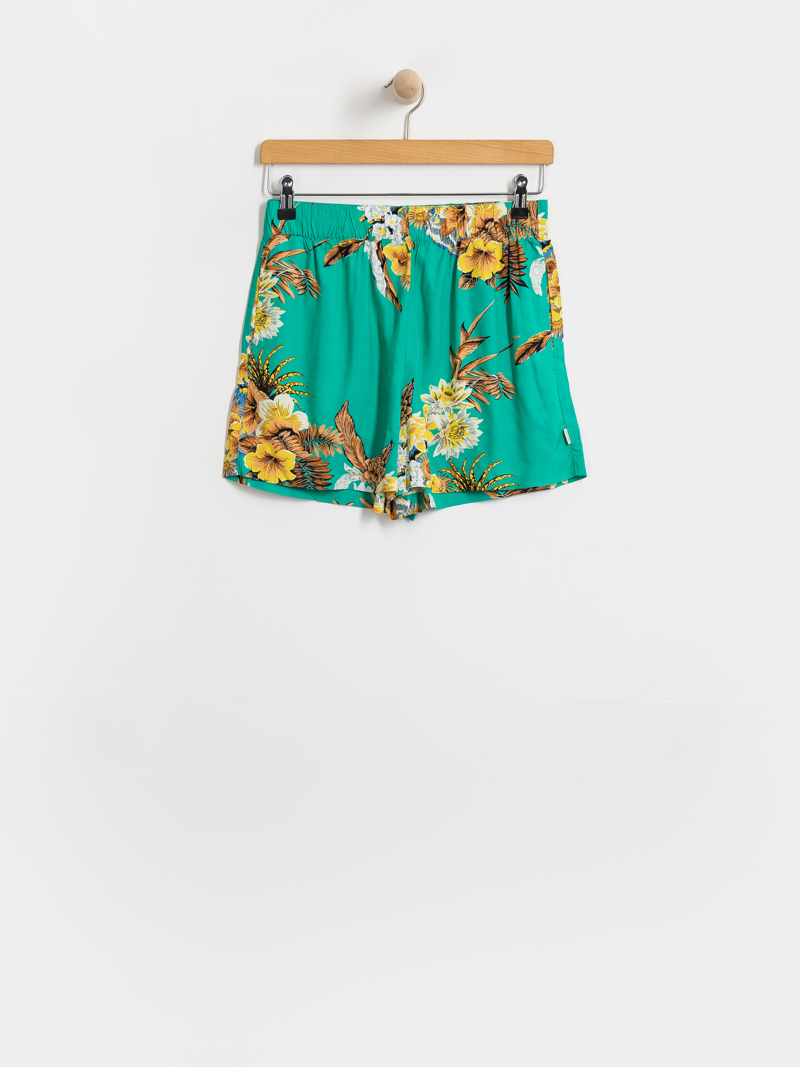 Brixton Campos Lounge Wmn Shorts (retro green flor campos)