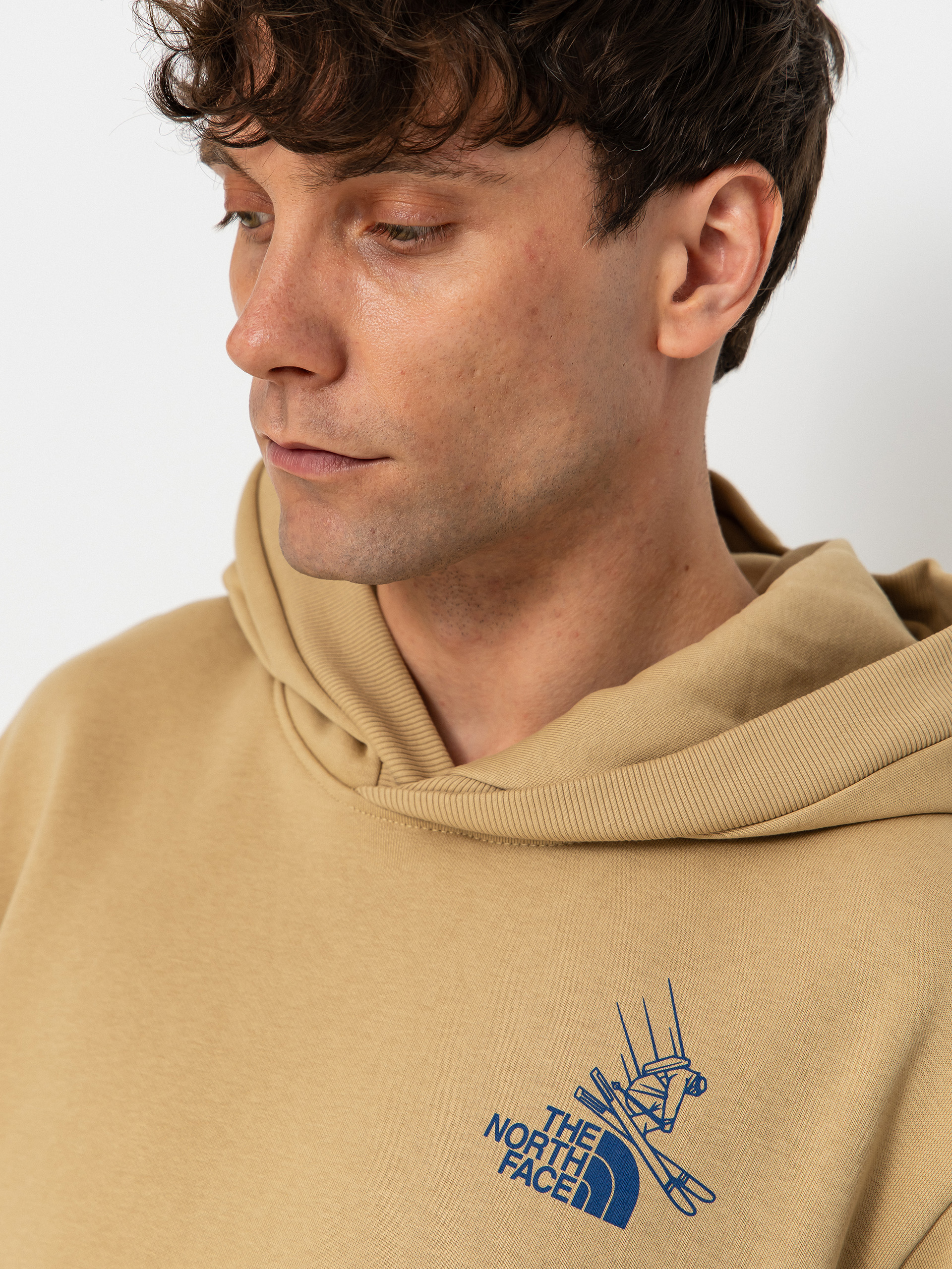 The North Face Mountain Celebration Relaxed HD Hoodie (khaki stone)