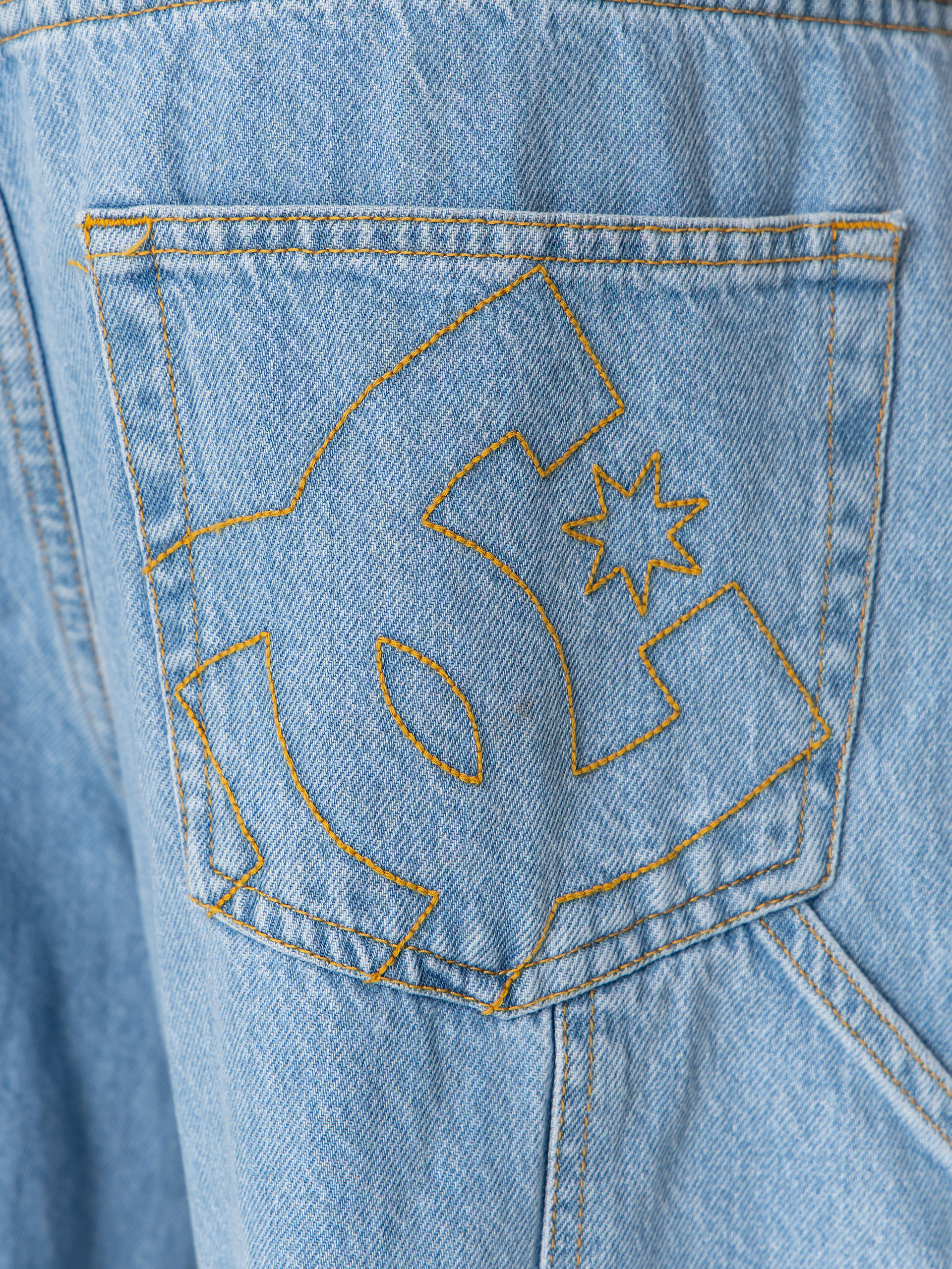 DC Baggy Denim Carpenter Hose (indigo light)