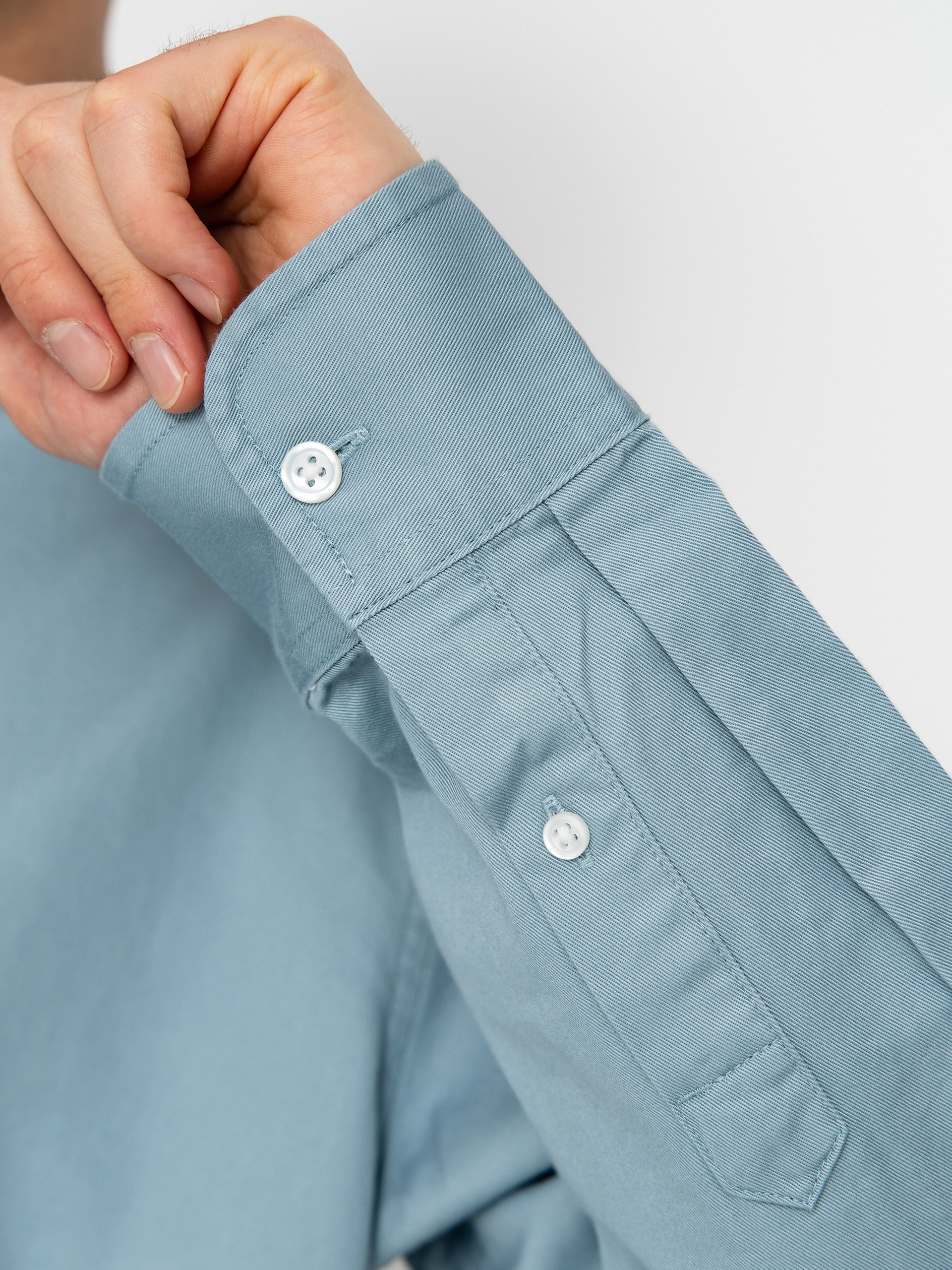 Carhartt WIP Madison Hemd (tourmaline/white)