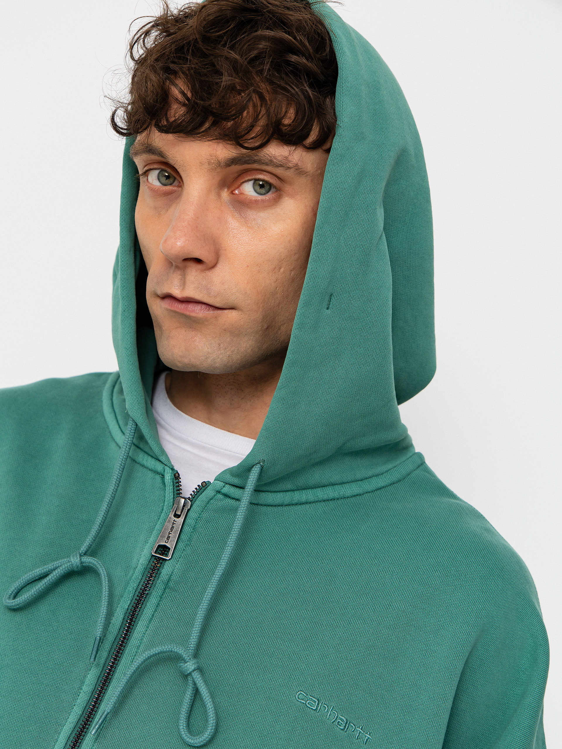 Carhartt WIP Hoodie Benton ZHD - green (lily)