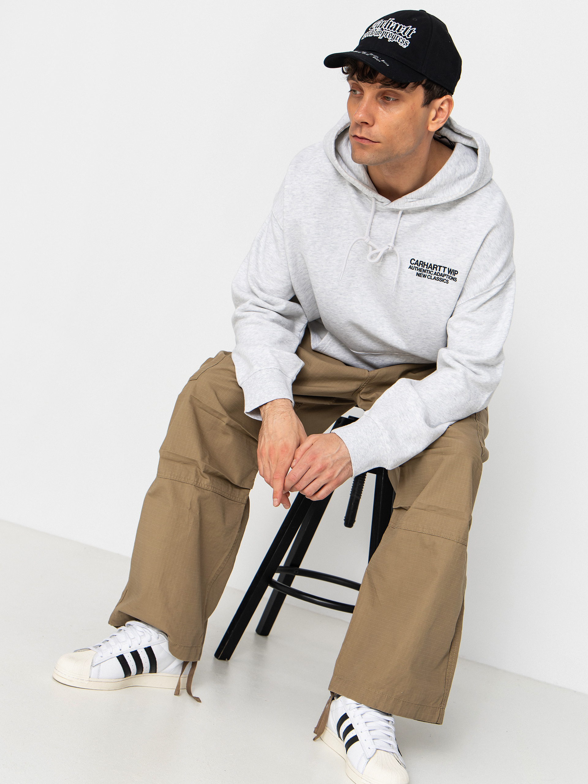 Carhartt WIP Hoodie Sean Hamilton HD (ash heather)
