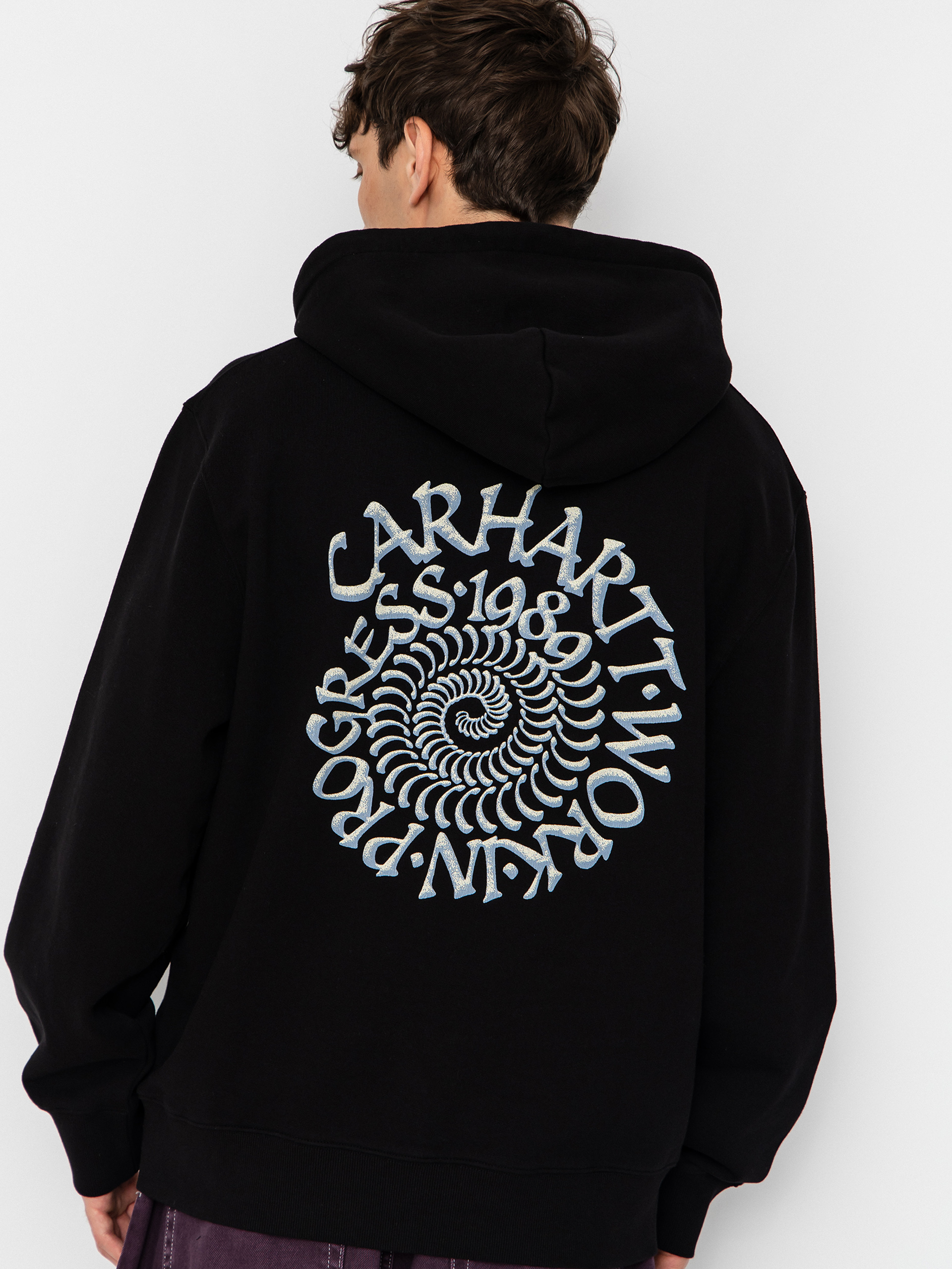 Carhartt WIP Hoodie Spiral HD (black)