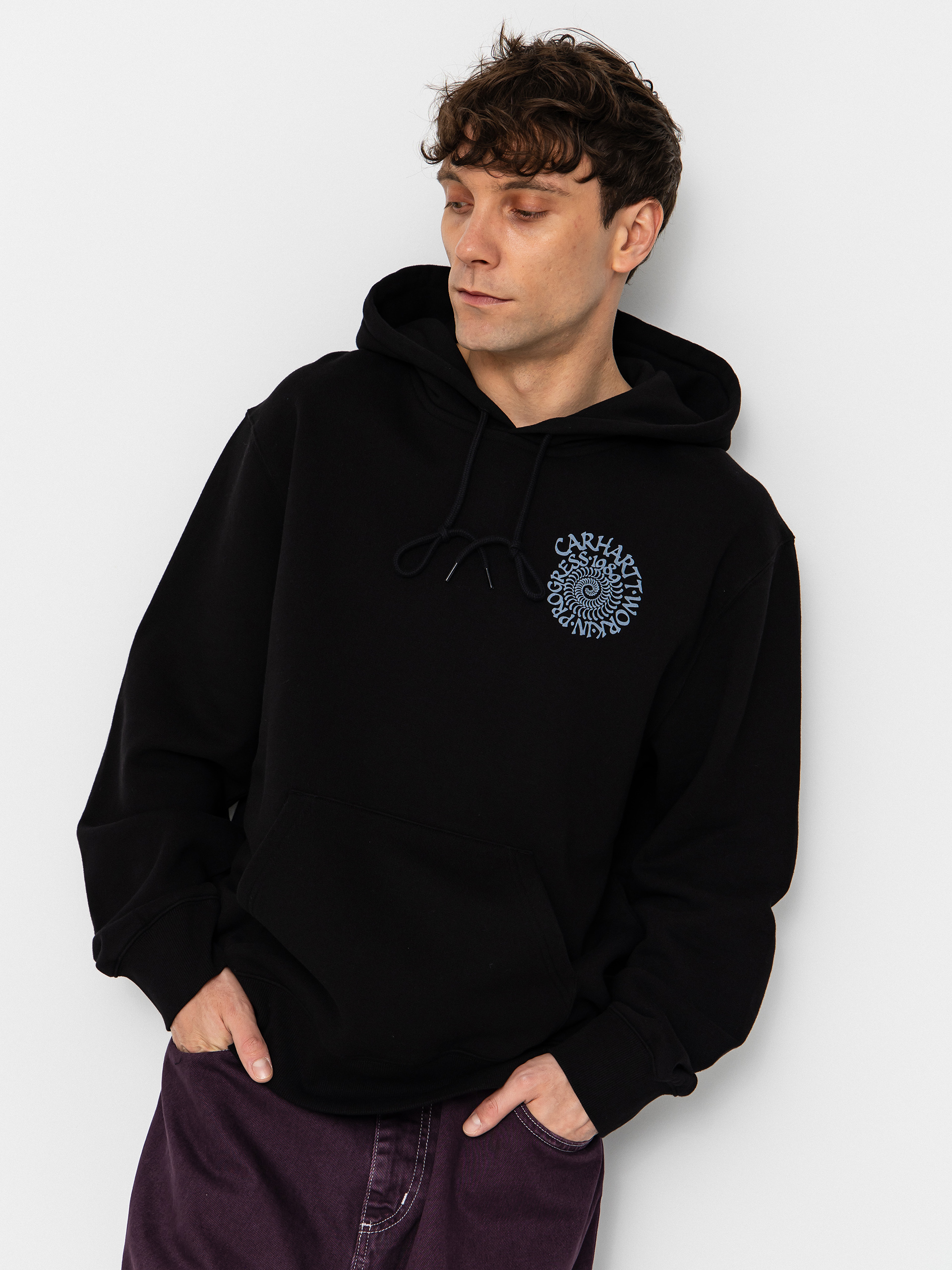 Carhartt WIP Hoodie Spiral HD (black)