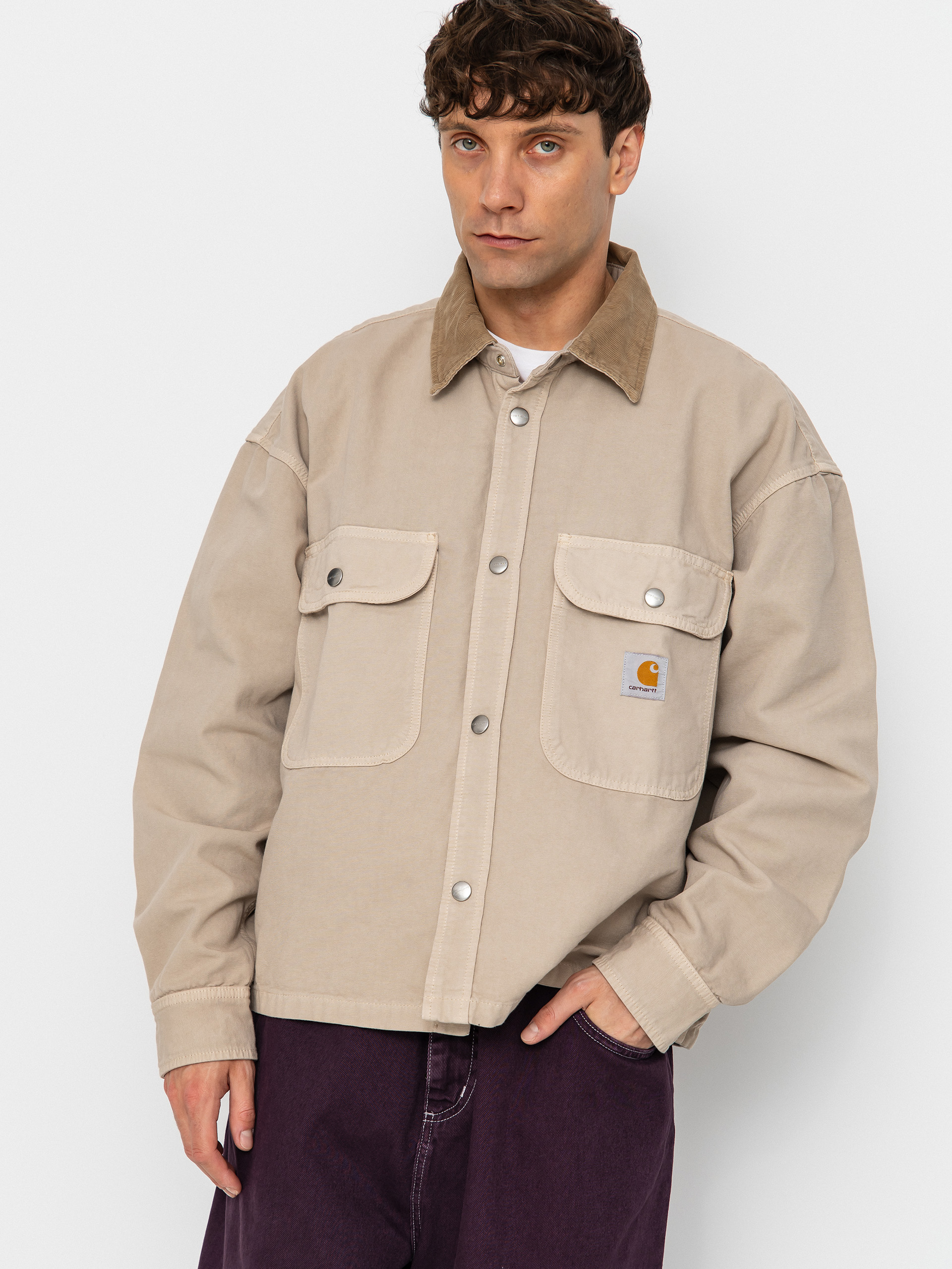 Carhartt WIP Prescott Jacket - beige (string/leather)