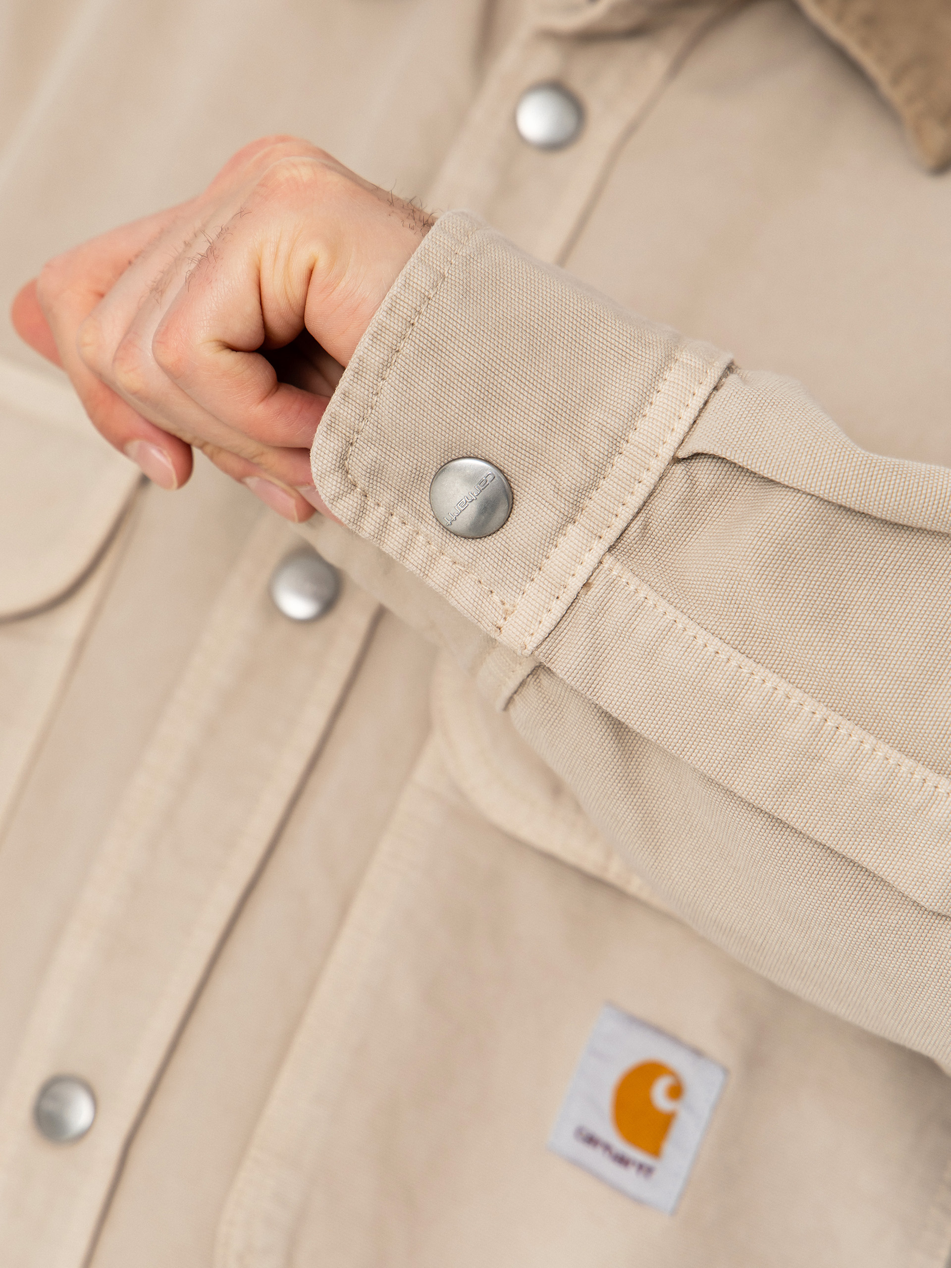 Carhartt WIP Prescott Jacke (string/leather)