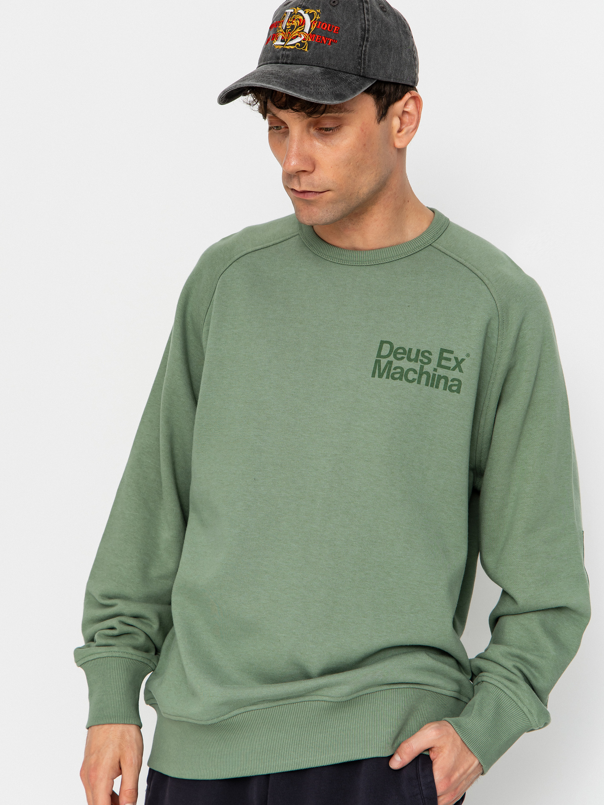 Deus Ex Machina Sweatshirt Plenty Good Crew (loden frost green)