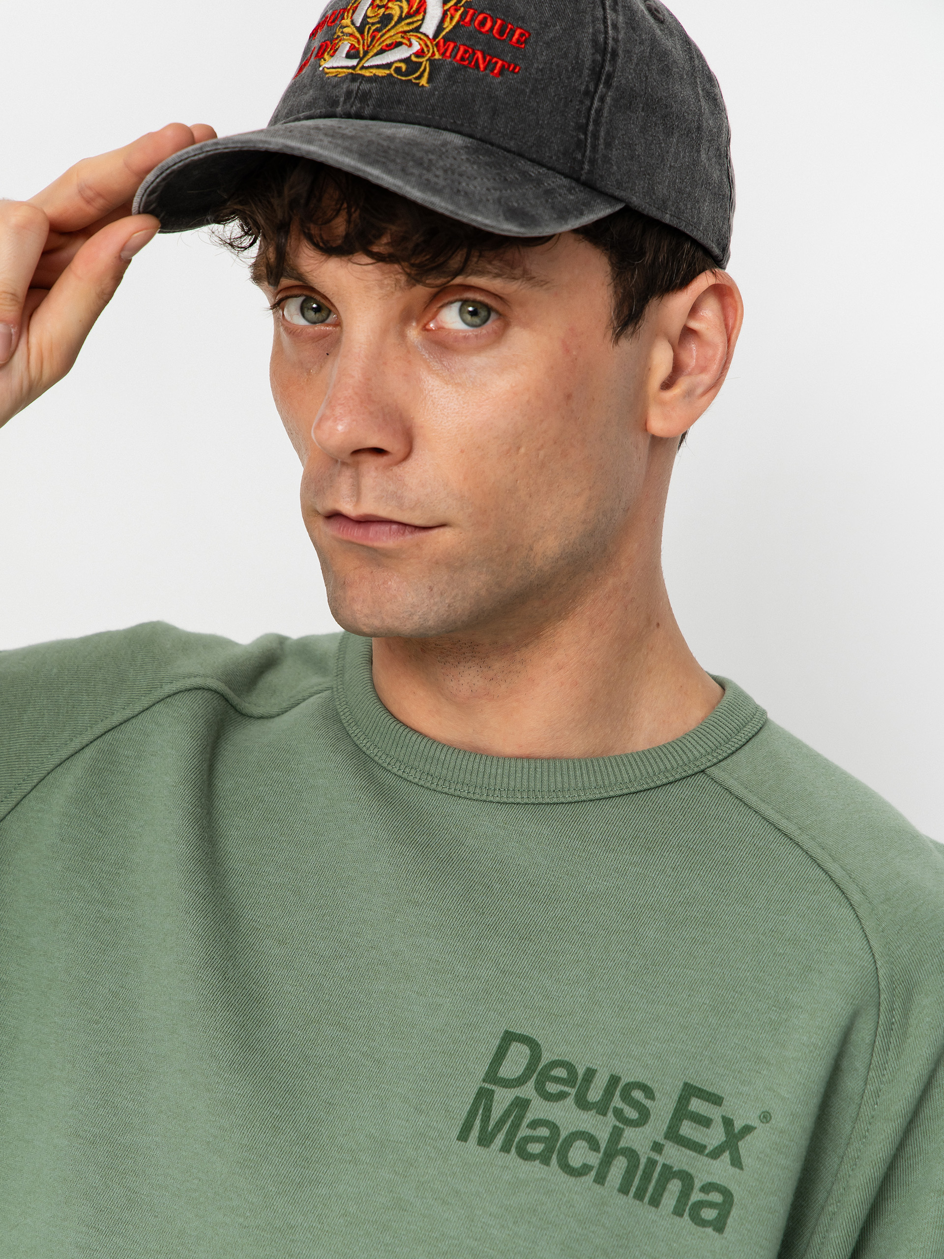 Deus Ex Machina Sweatshirt Plenty Good Crew (loden frost green)