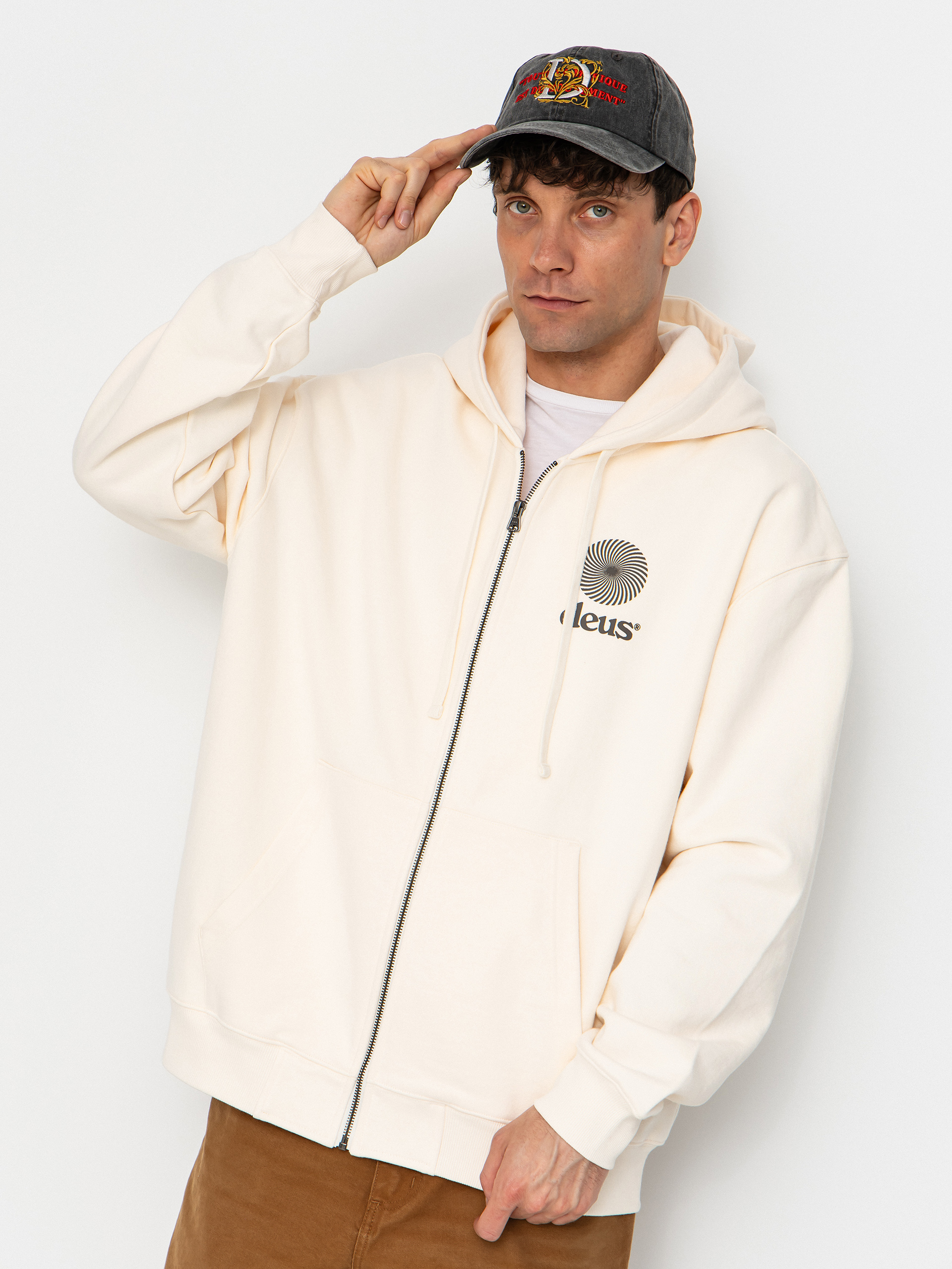 Deus Ex Machina Hoodie Strata ZHD (dirty white)