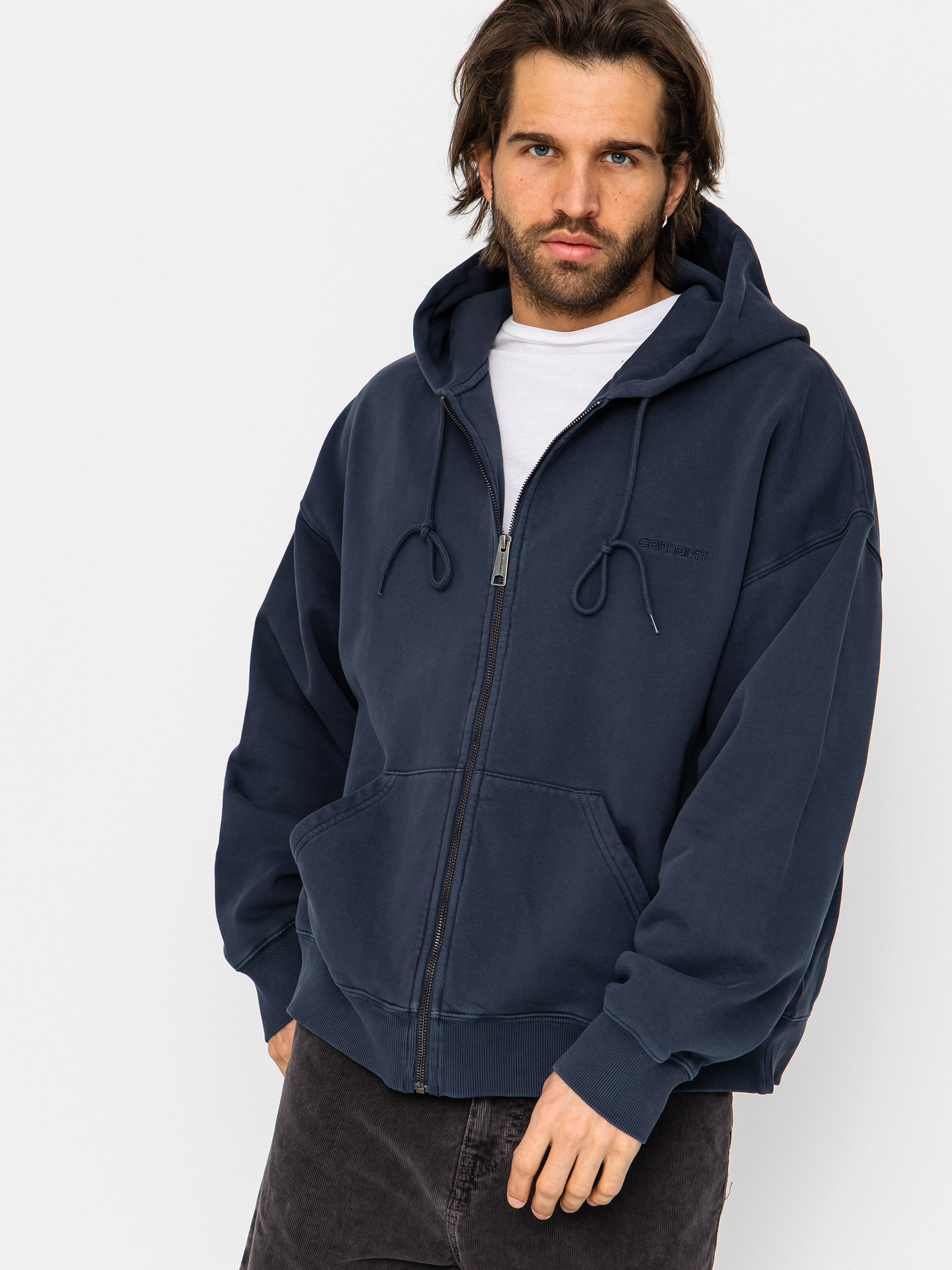 Carhartt WIP Hoodie Mini Wip ZHD - grey (ash heather/stone washed)