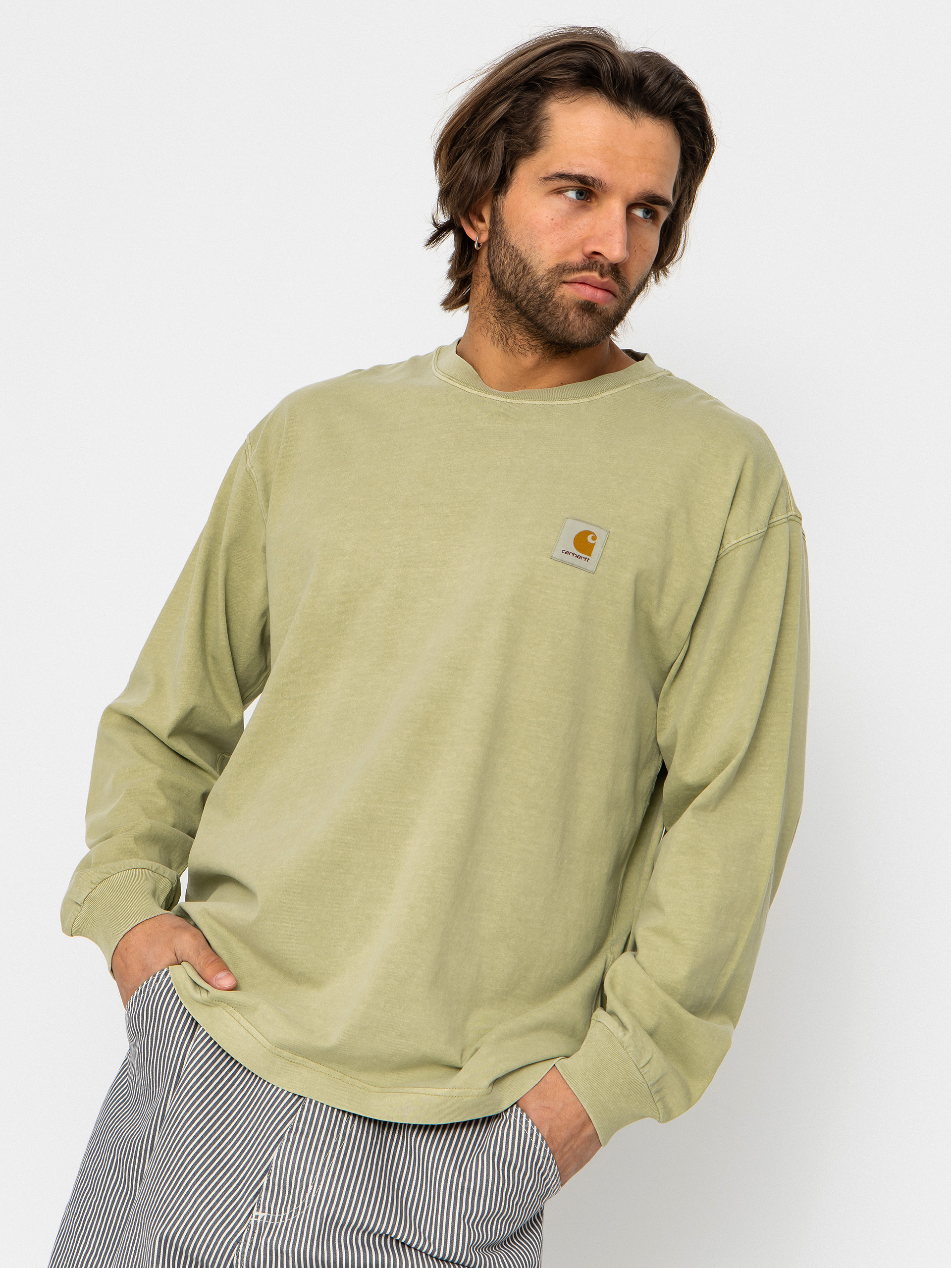 Carhartt WIP Nelson Longsleeve (gentle green)