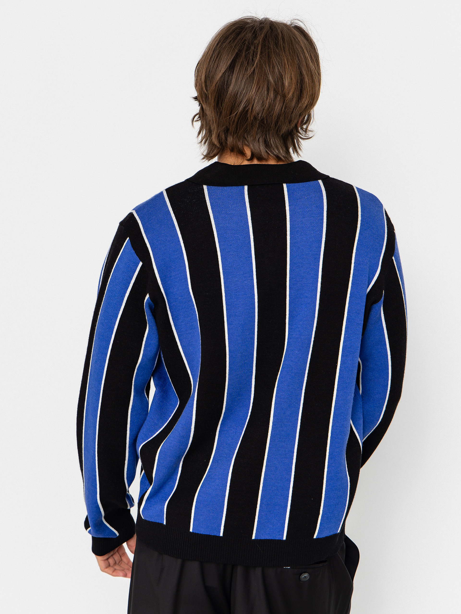 HUF Midfield Jersey Pulli (electric blue)