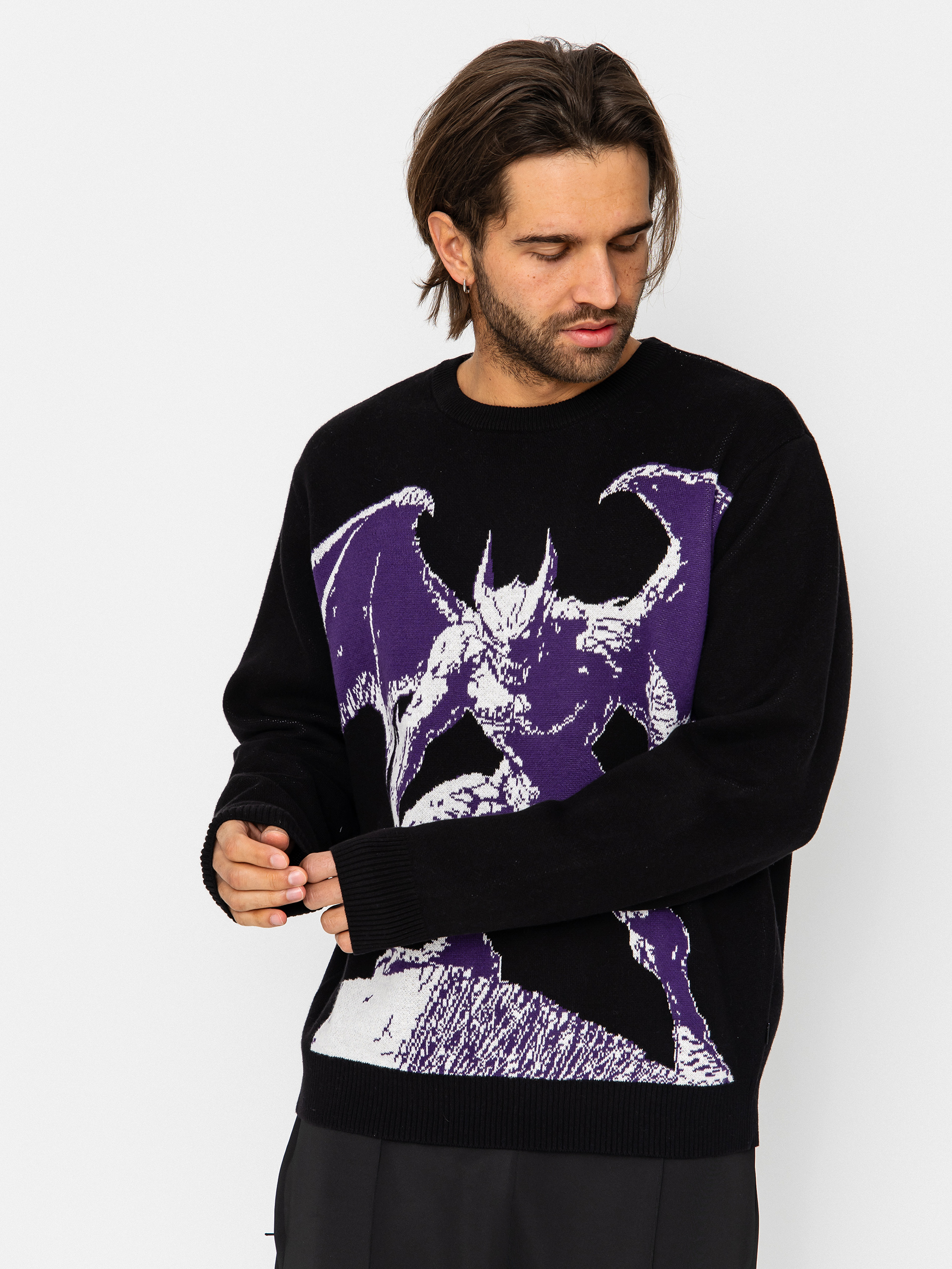 HUF Sweater Heaven Can Wait (black)