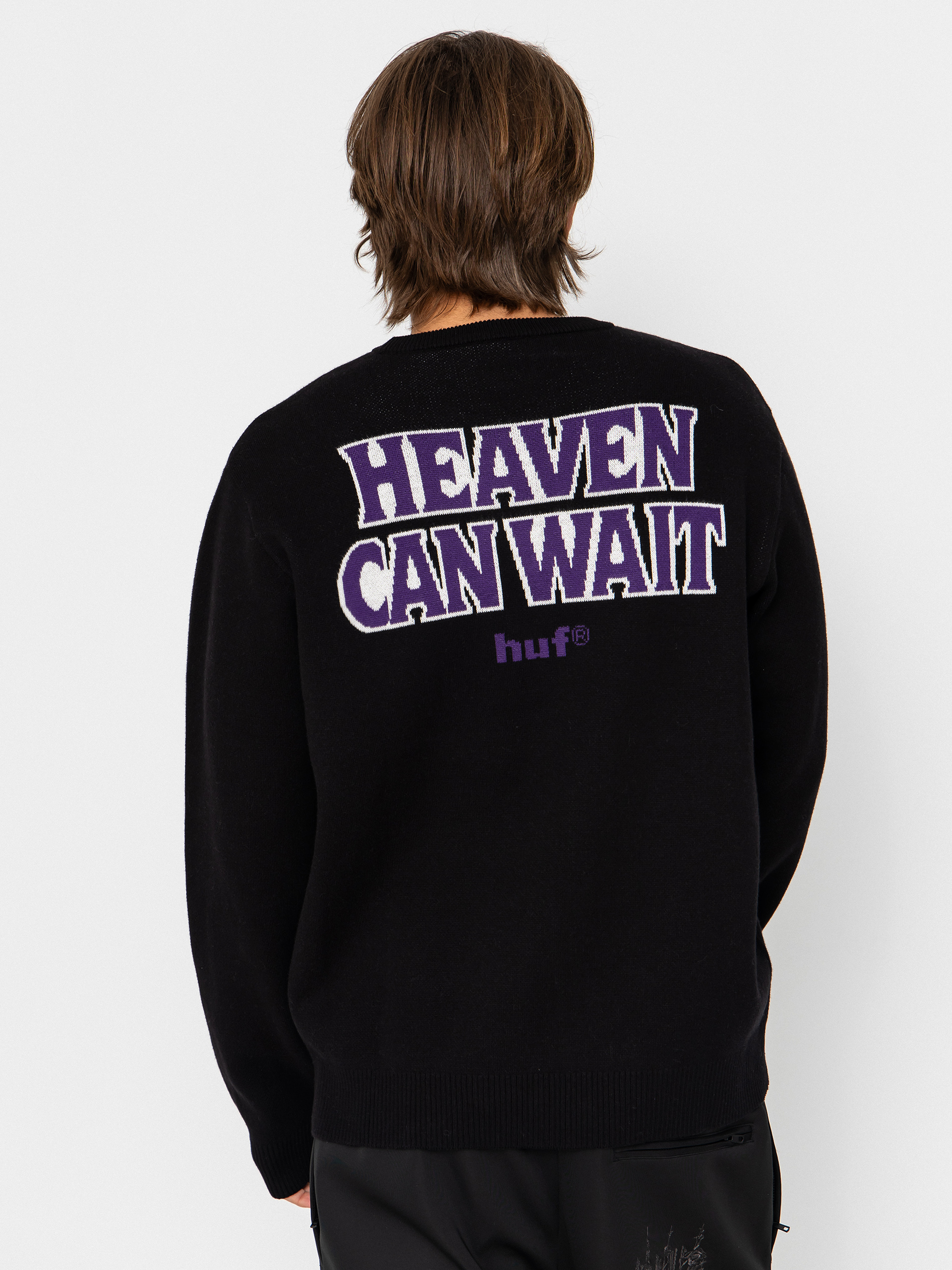 HUF Pulli Heaven Can Wait (black)