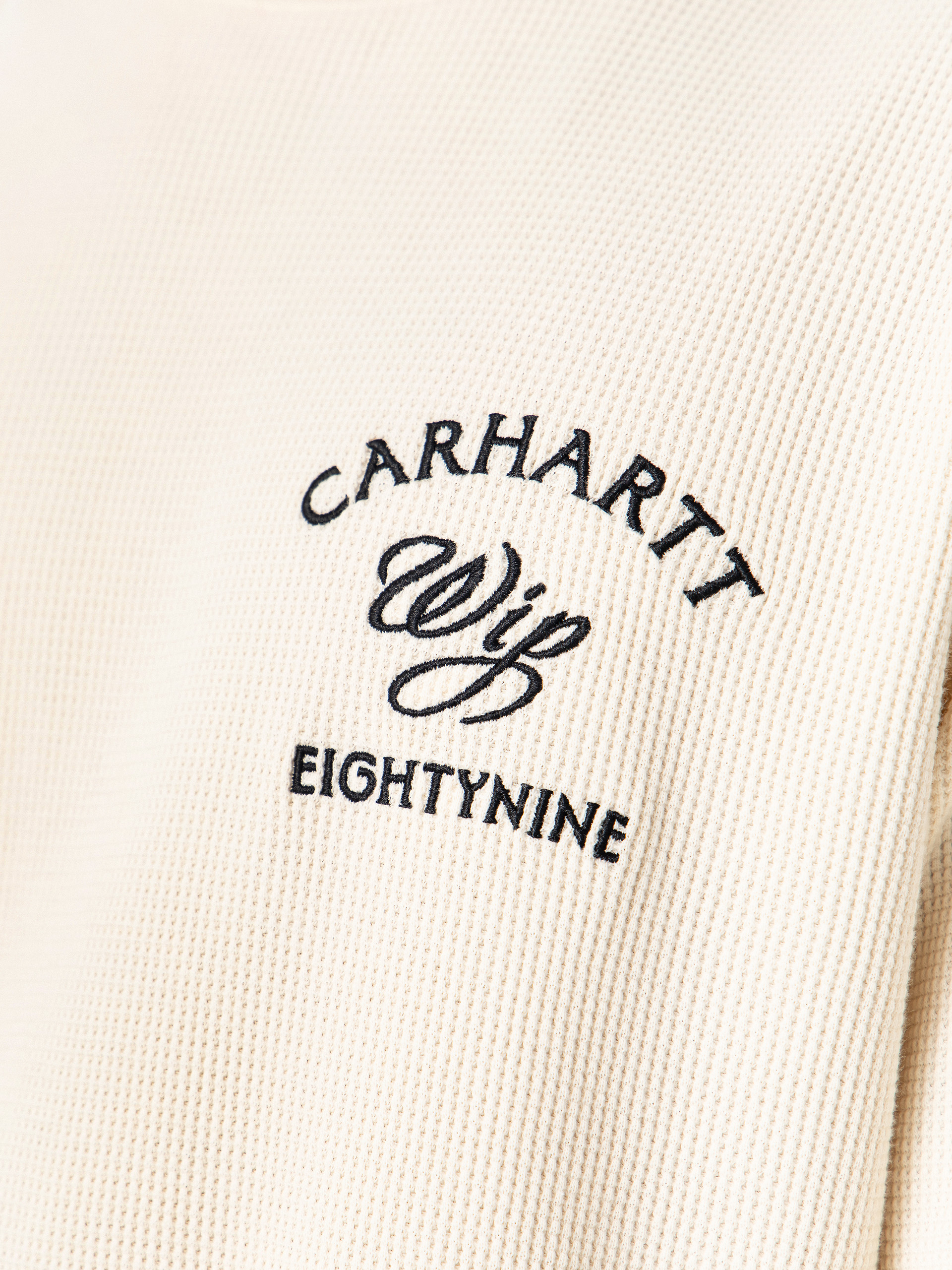 Carhartt WIP Eightynine Waffle Longsleeve (natural/black)