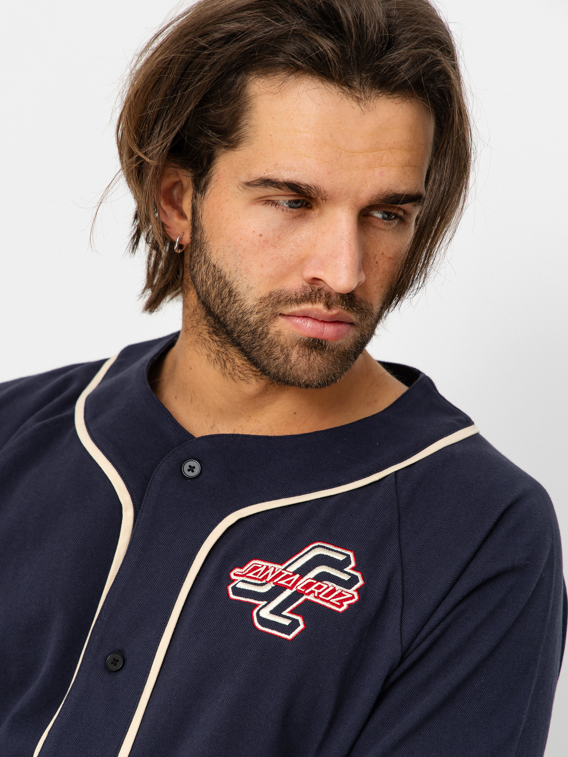Santa Cruz Outer OGSC Baseball Hemd (navy)