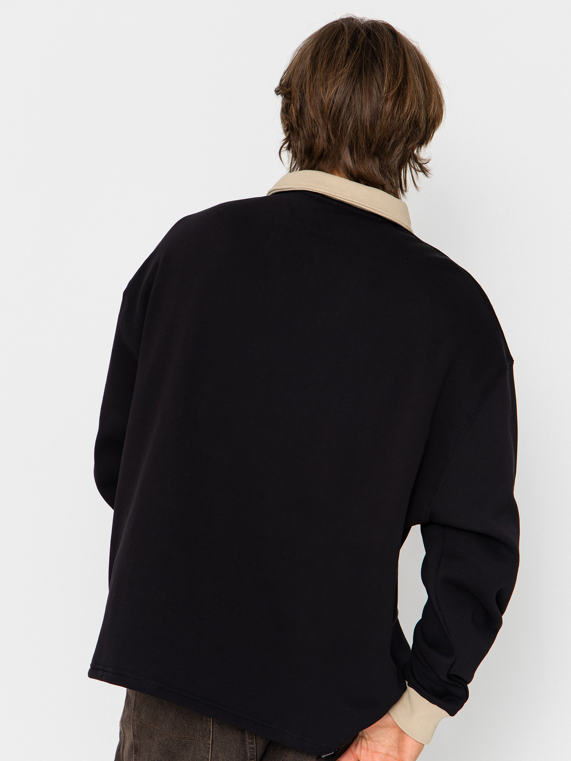 Santa Cruz Out Of Time Strip 1/4 Zip Sweatshirt (black)