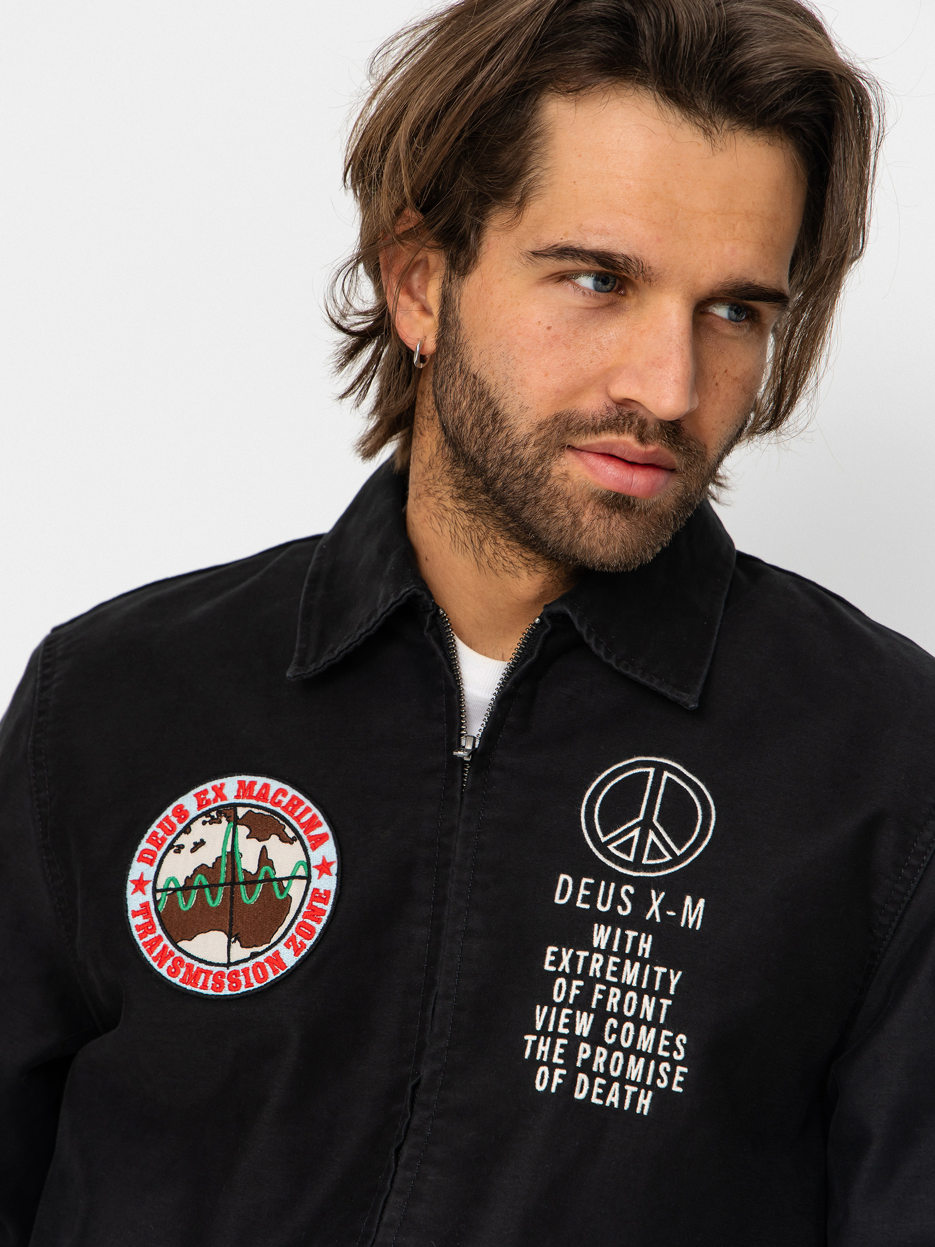 Deus Ex Machina Jacke Fugazi Souvenir (black)