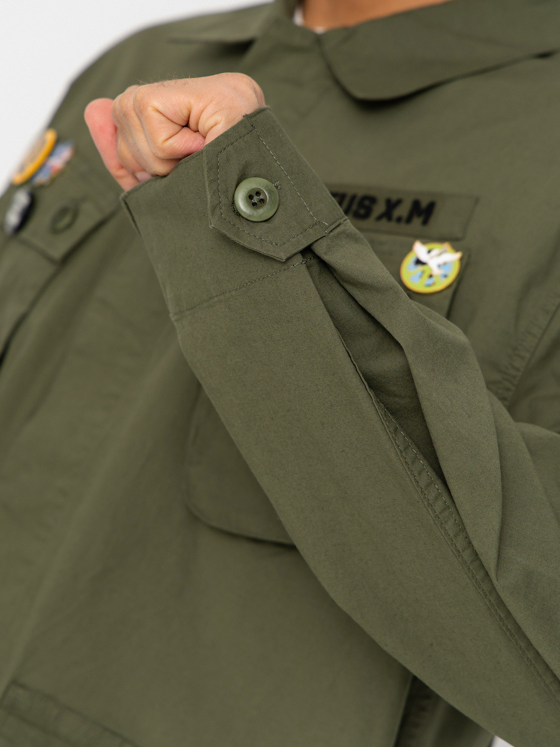 Deus Ex Machina Hemd Power Overshirt (pine green)