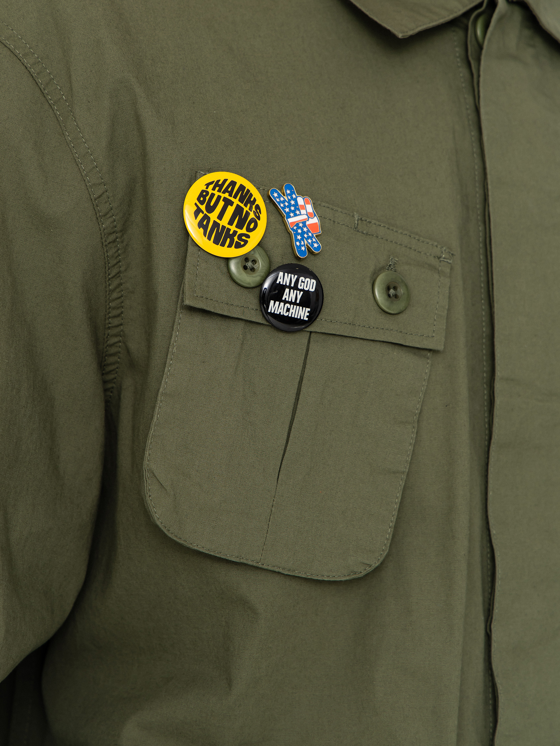 Deus Ex Machina Hemd Power Overshirt (pine green)