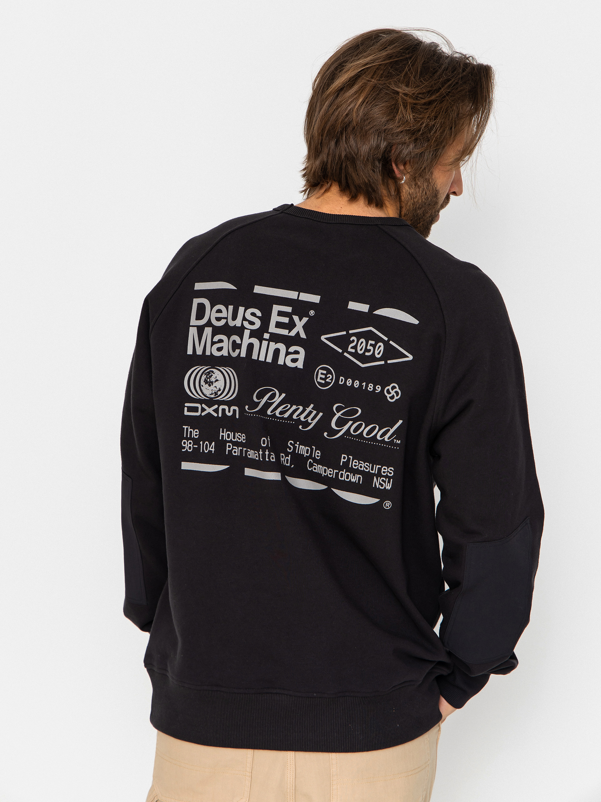 Deus Ex Machina Sweatshirt Plenty Good Crew (black)
