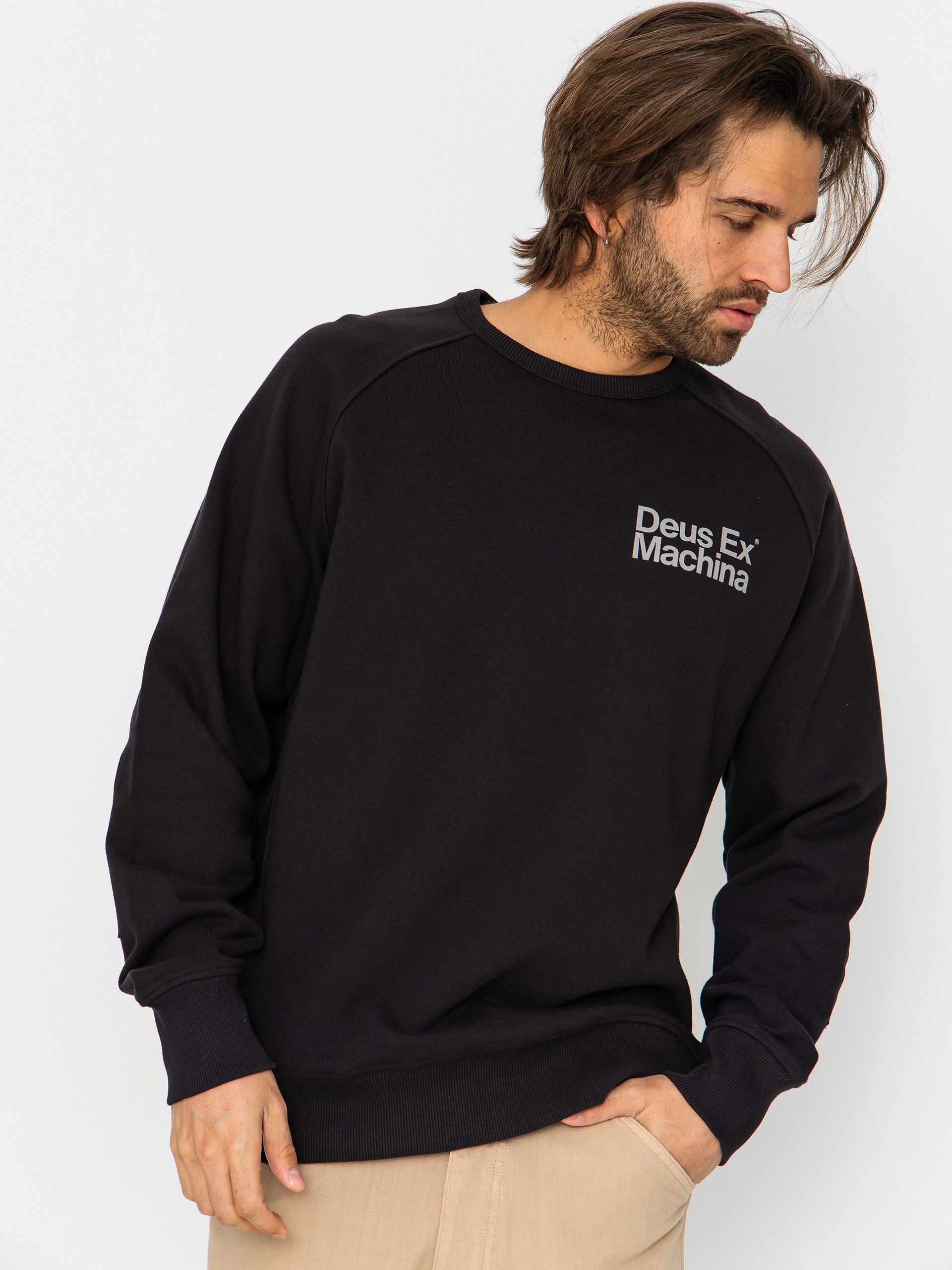 Deus Ex Machina Sweatshirt Plenty Good Crew (black)