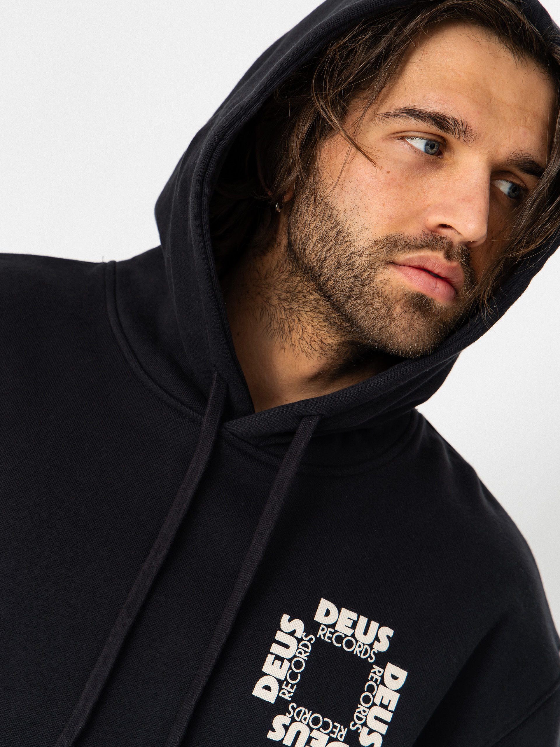 Deus Ex Machina Hoodie Defacto HD (black)
