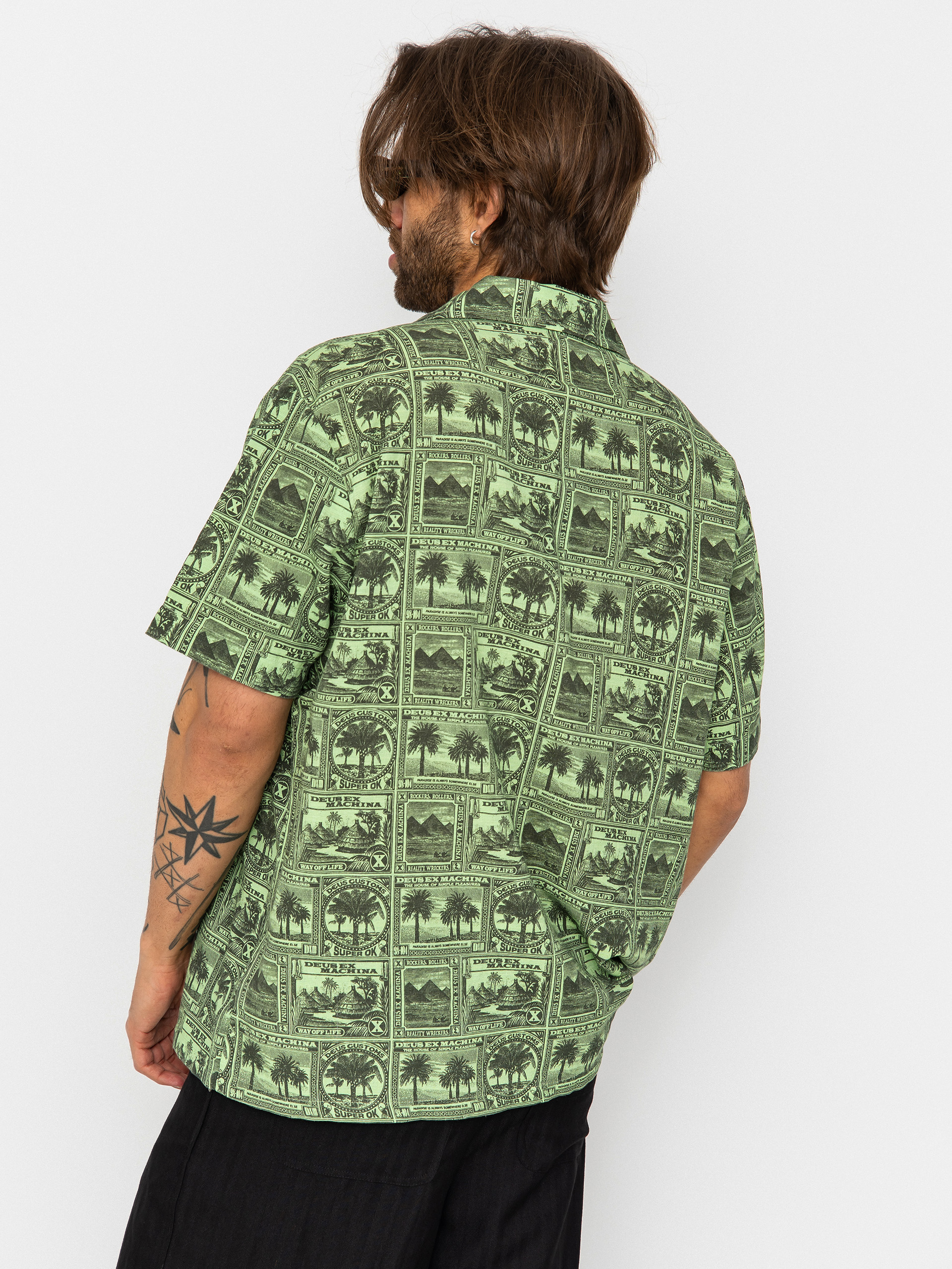 Deus Ex Machina Mail Man Hemd (green)