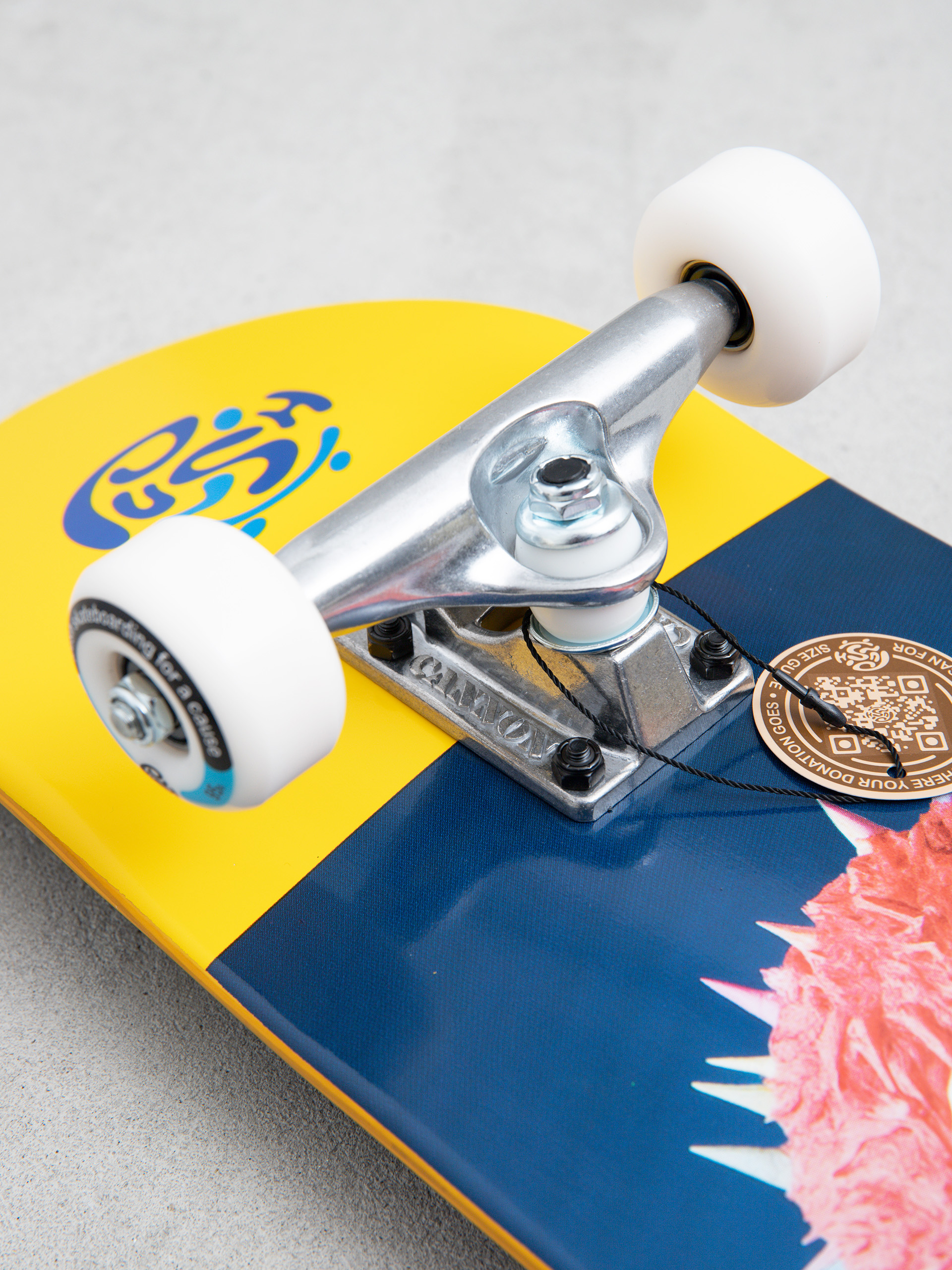 Push Skateboard Frosty Portrait (yellow)