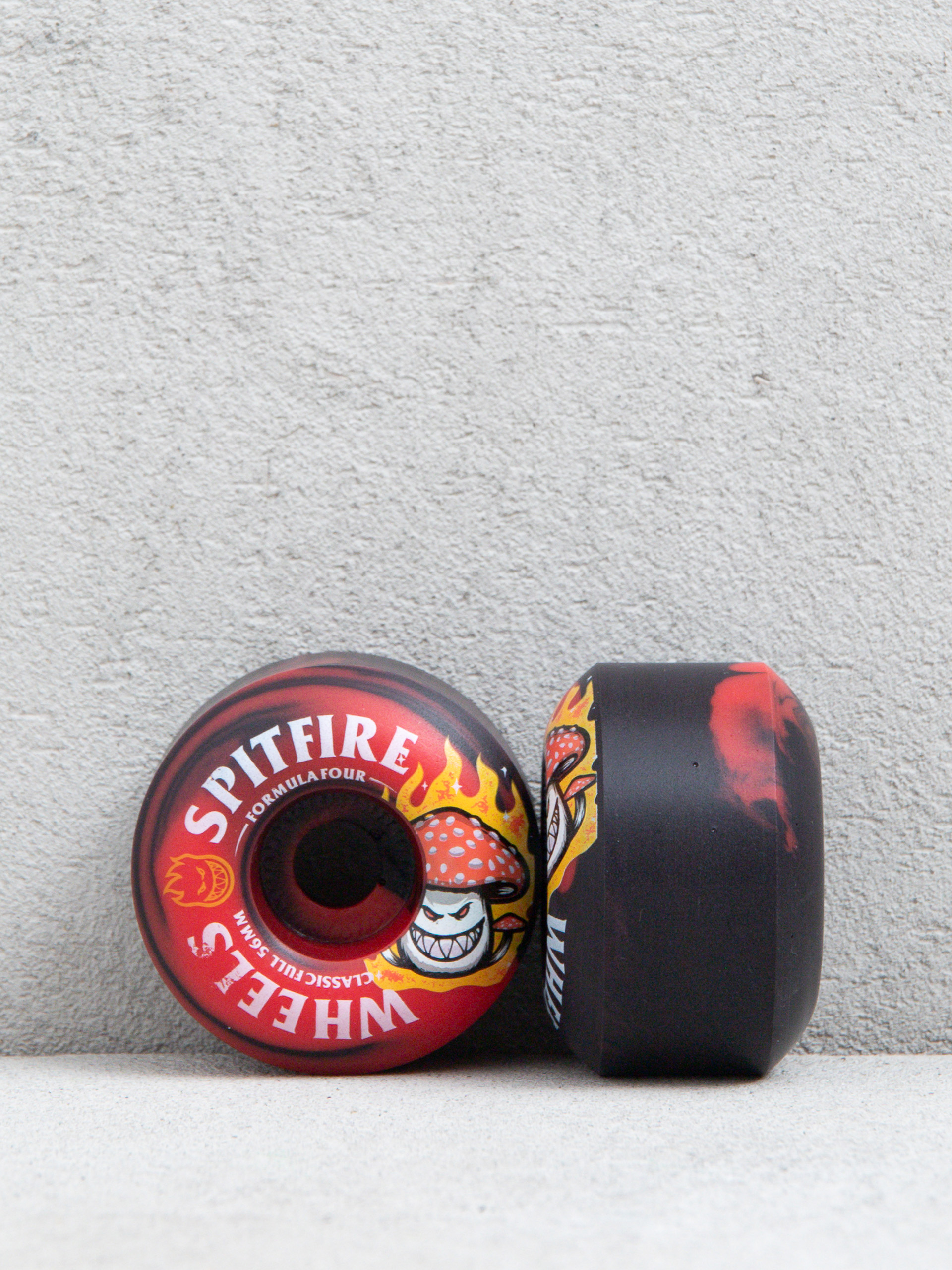 Spitfire F4 99D Shroom Bighead Classic Full Rollen (blk/red swirl)