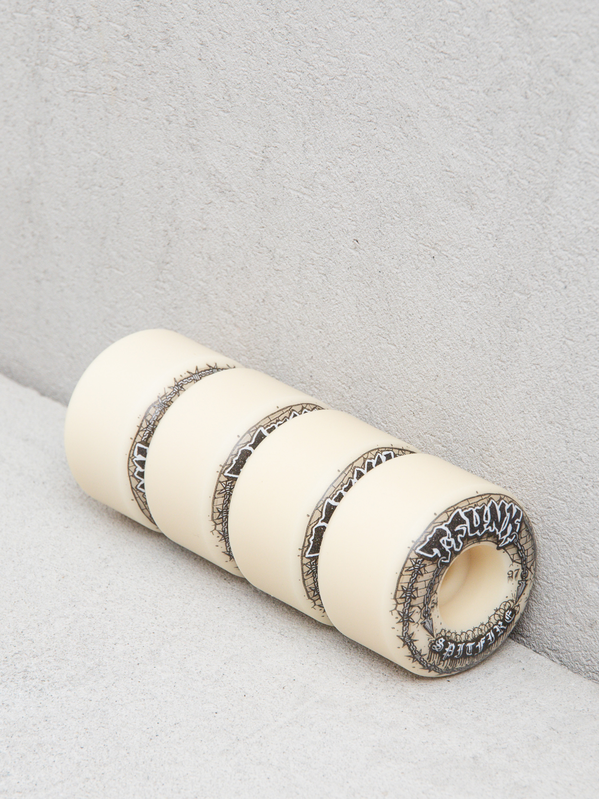 Spitfire F4 97D T Funk Raw Radial Full Wheels (natural)