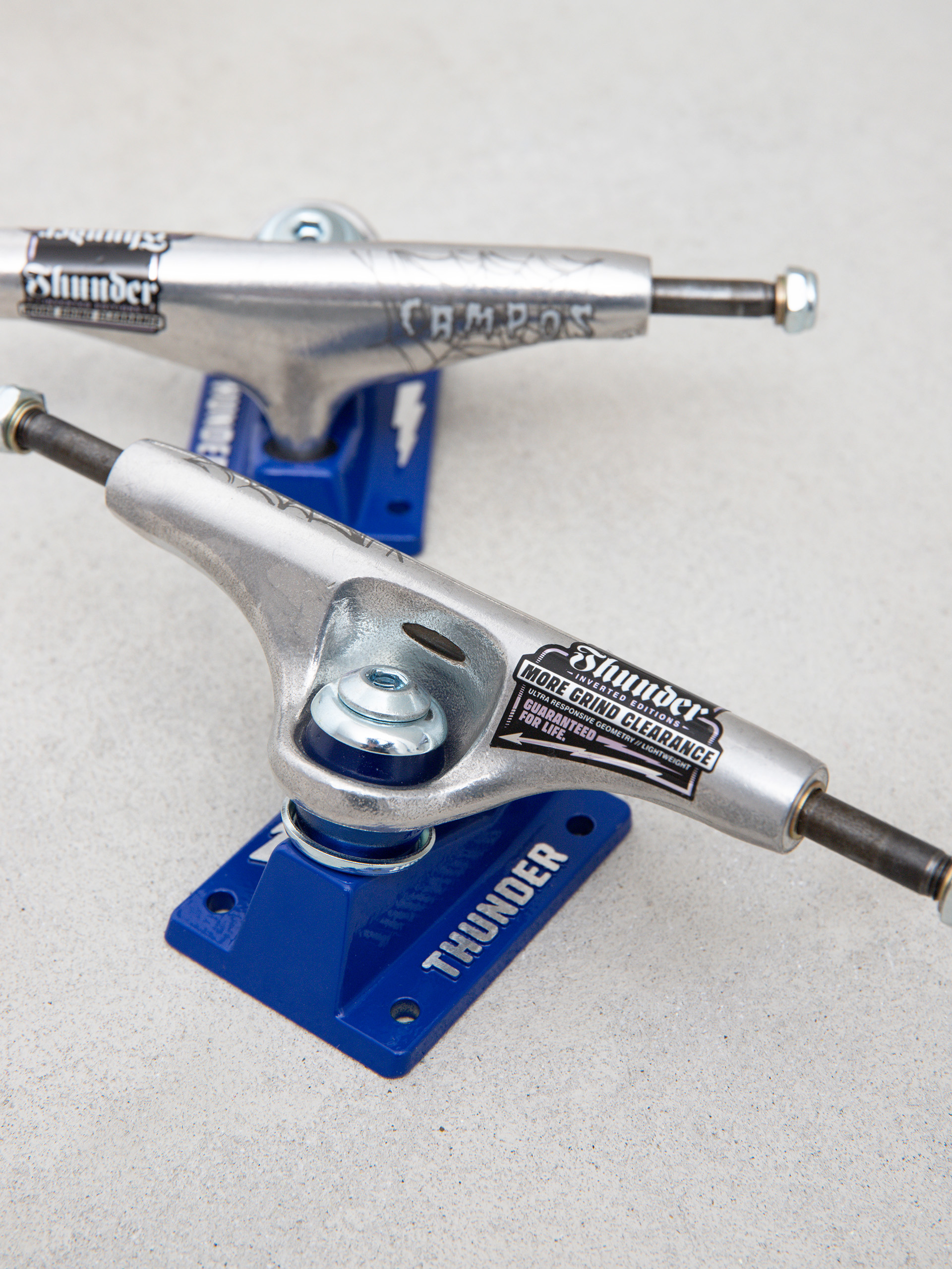 Thunder Joseph Campos Menace Inverted Editions Trucks (polished/blue)