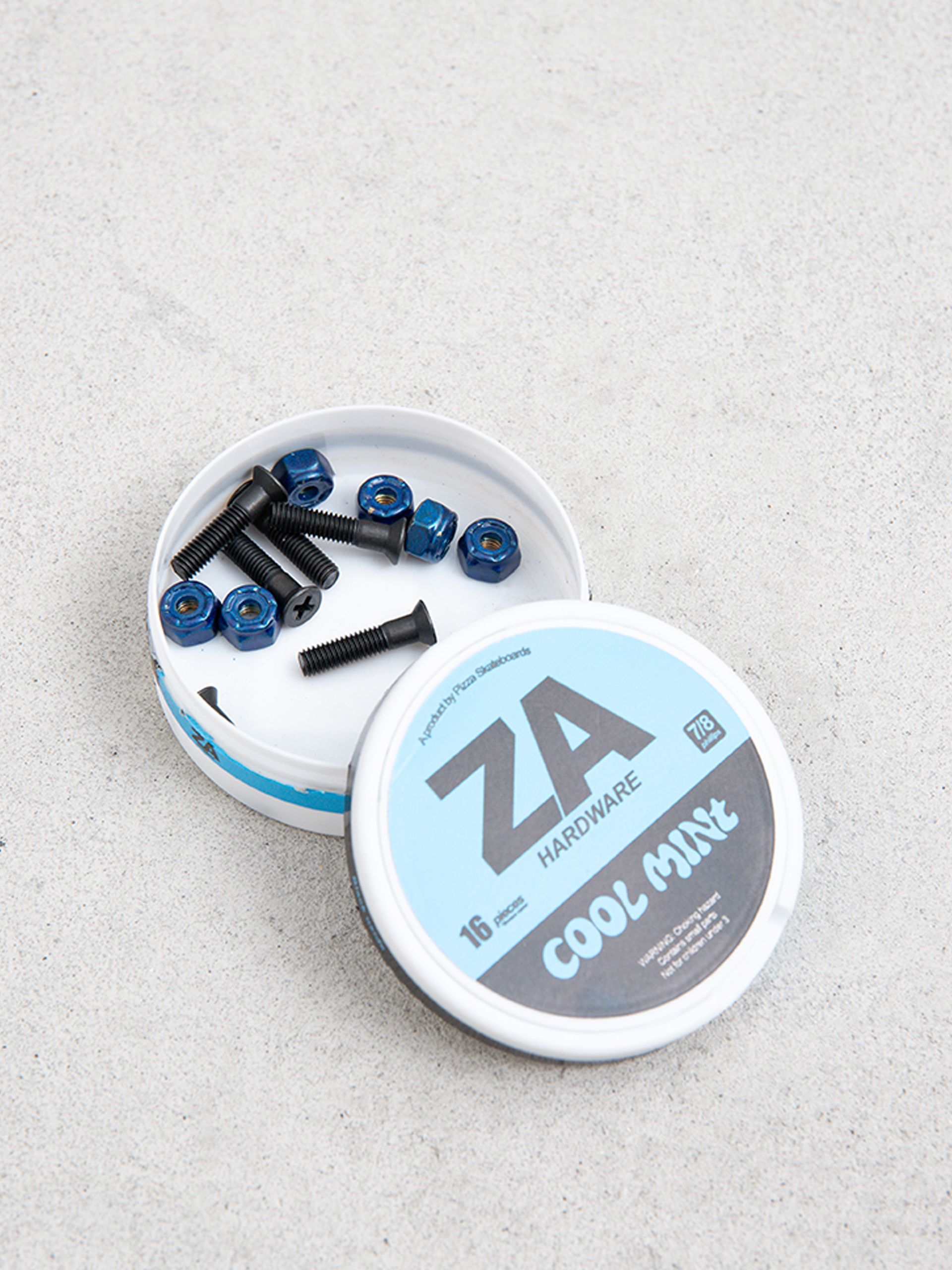 Pizza Skateboards Za Hardware Bolts (black/blue)