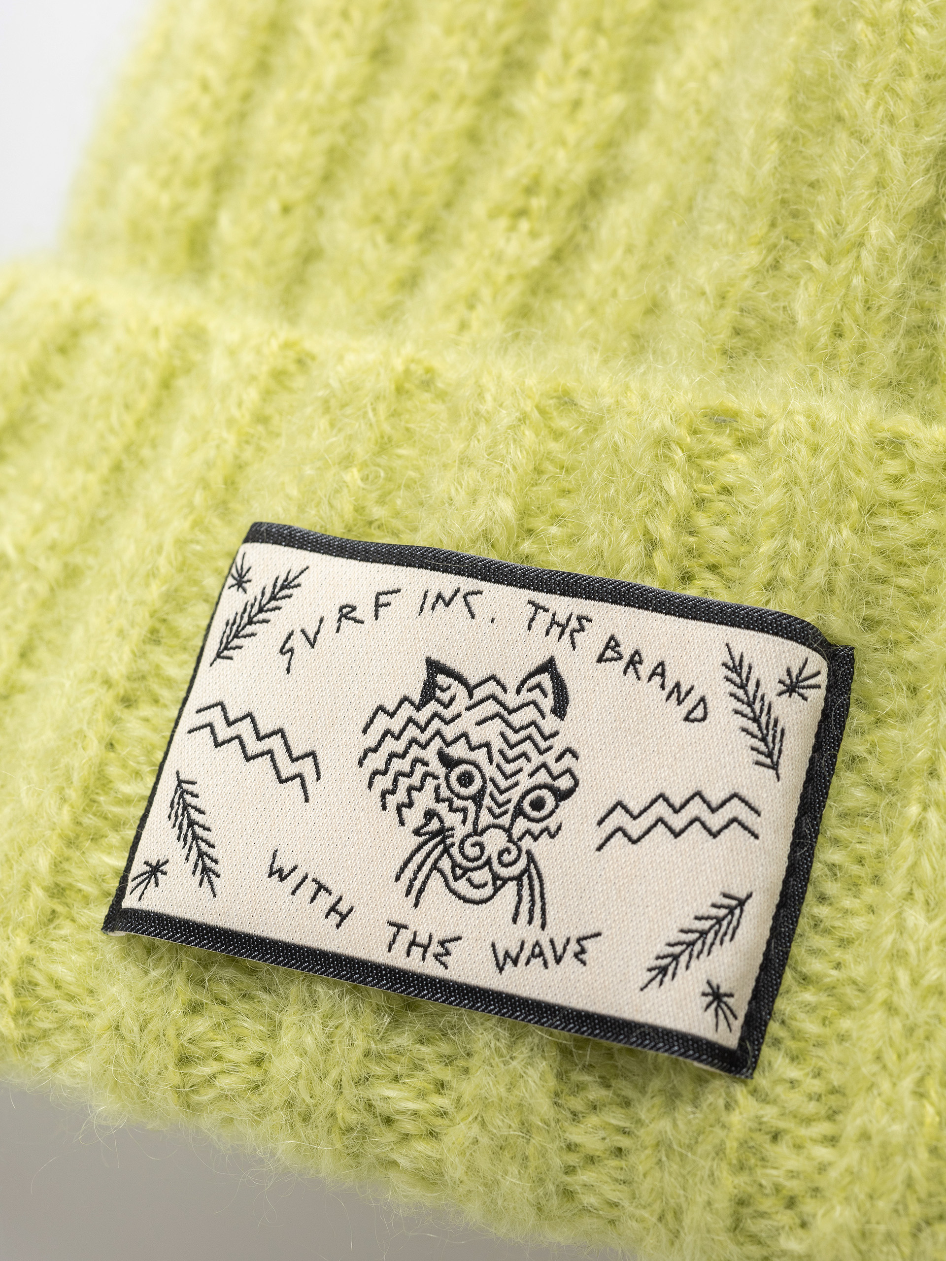 Surf Inc Beanie Olivia Wave Tiger (lime)