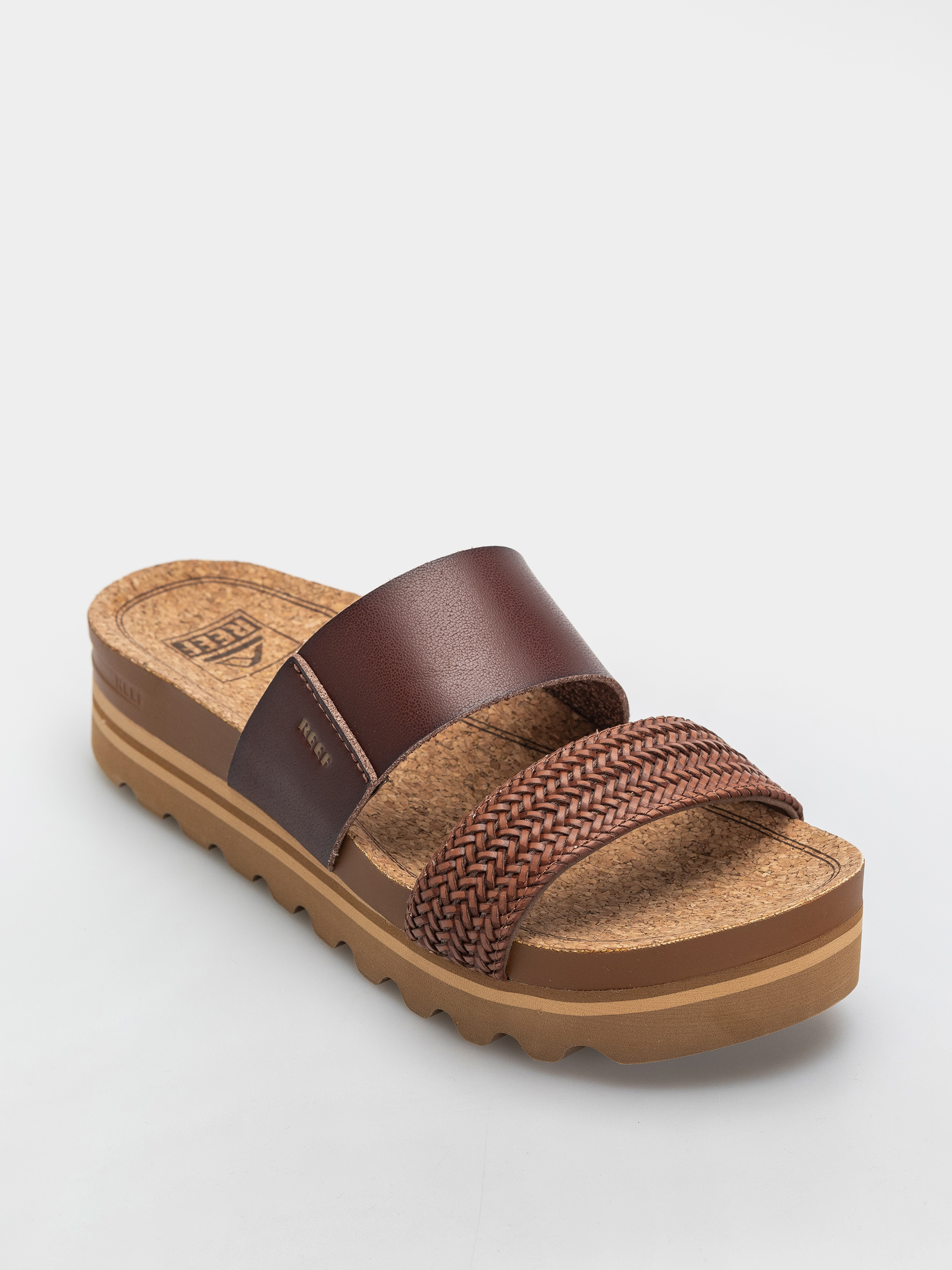 Reef Flip Flops Cushion Vista Hi Wmn (chocolate braid)