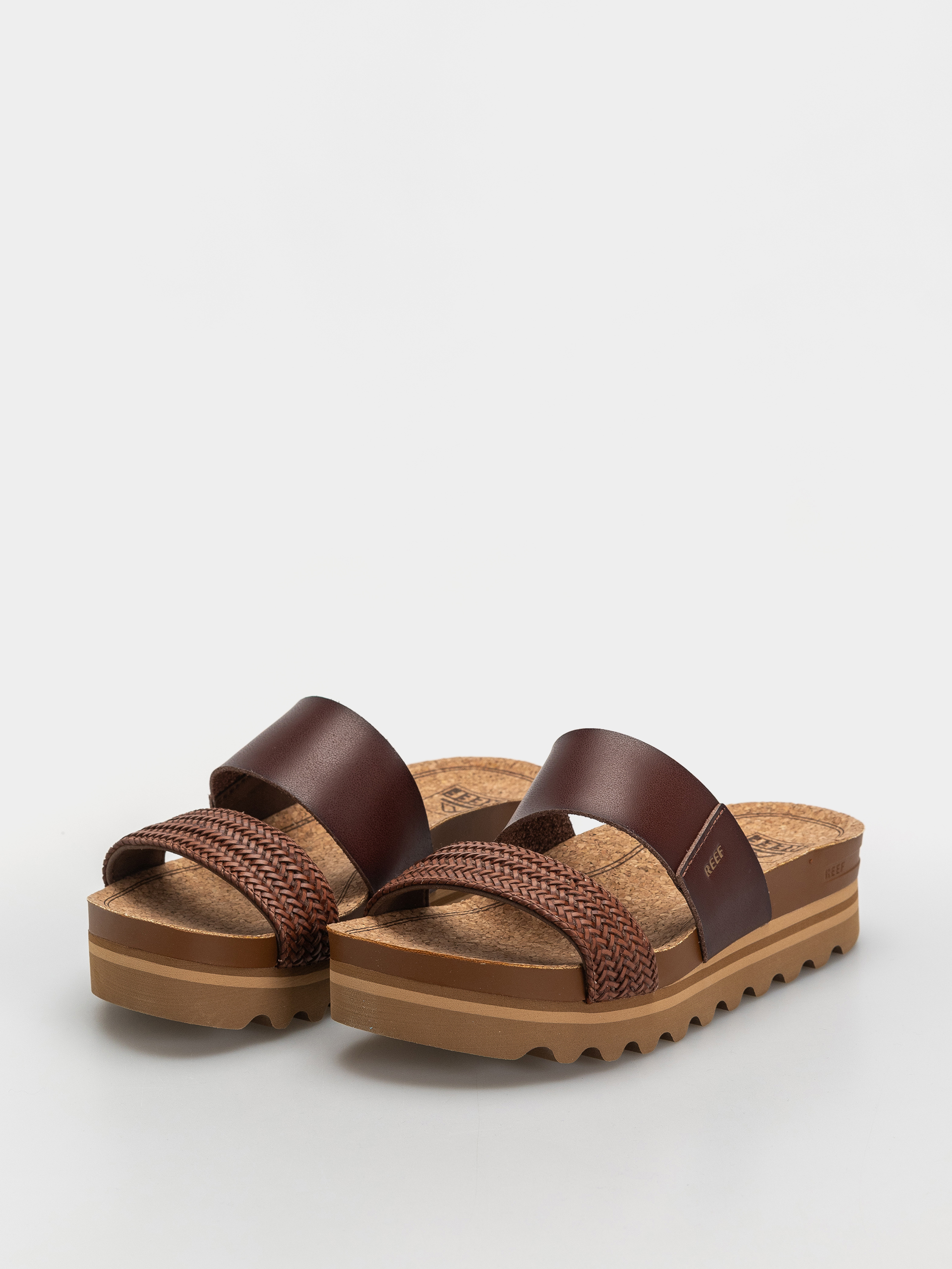 Reef Flip Flops Cushion Vista Hi Wmn (chocolate braid)