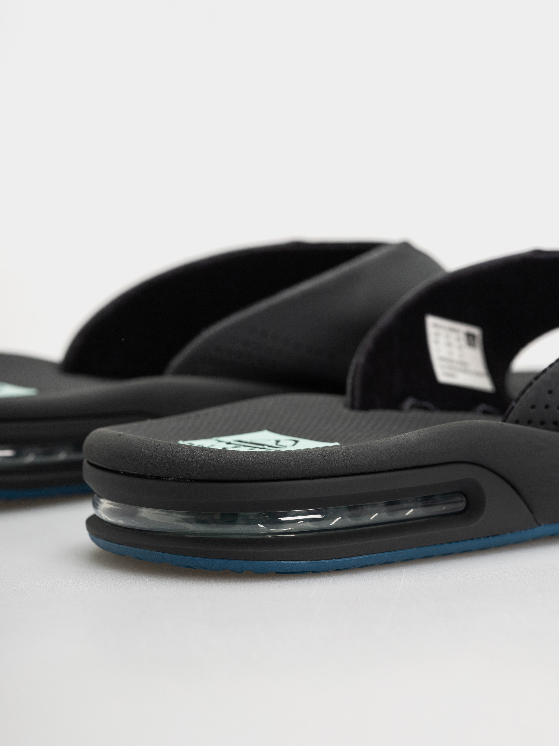 Reef Fanning Flip Flops (gunmetal/ocean)