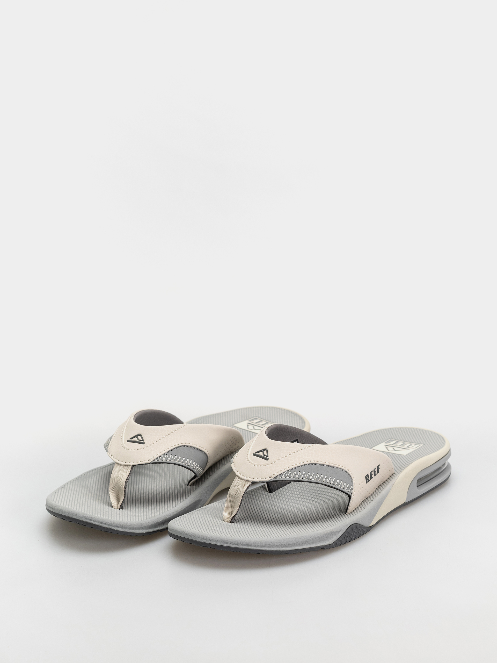Reef Fanning Flip-flops (light/grey/grey/blue)