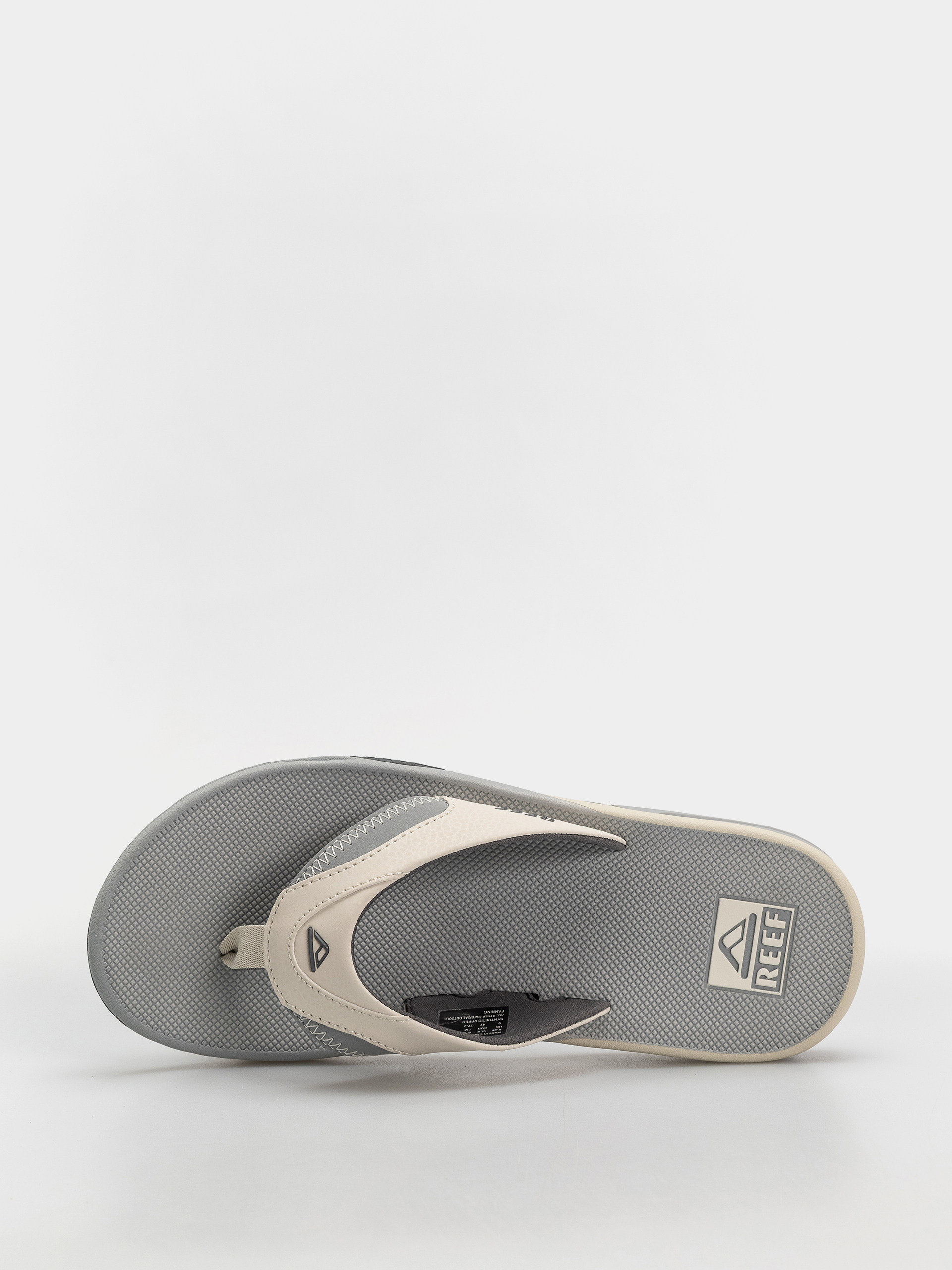 Reef Fanning Flip-flops (light/grey/grey/blue)