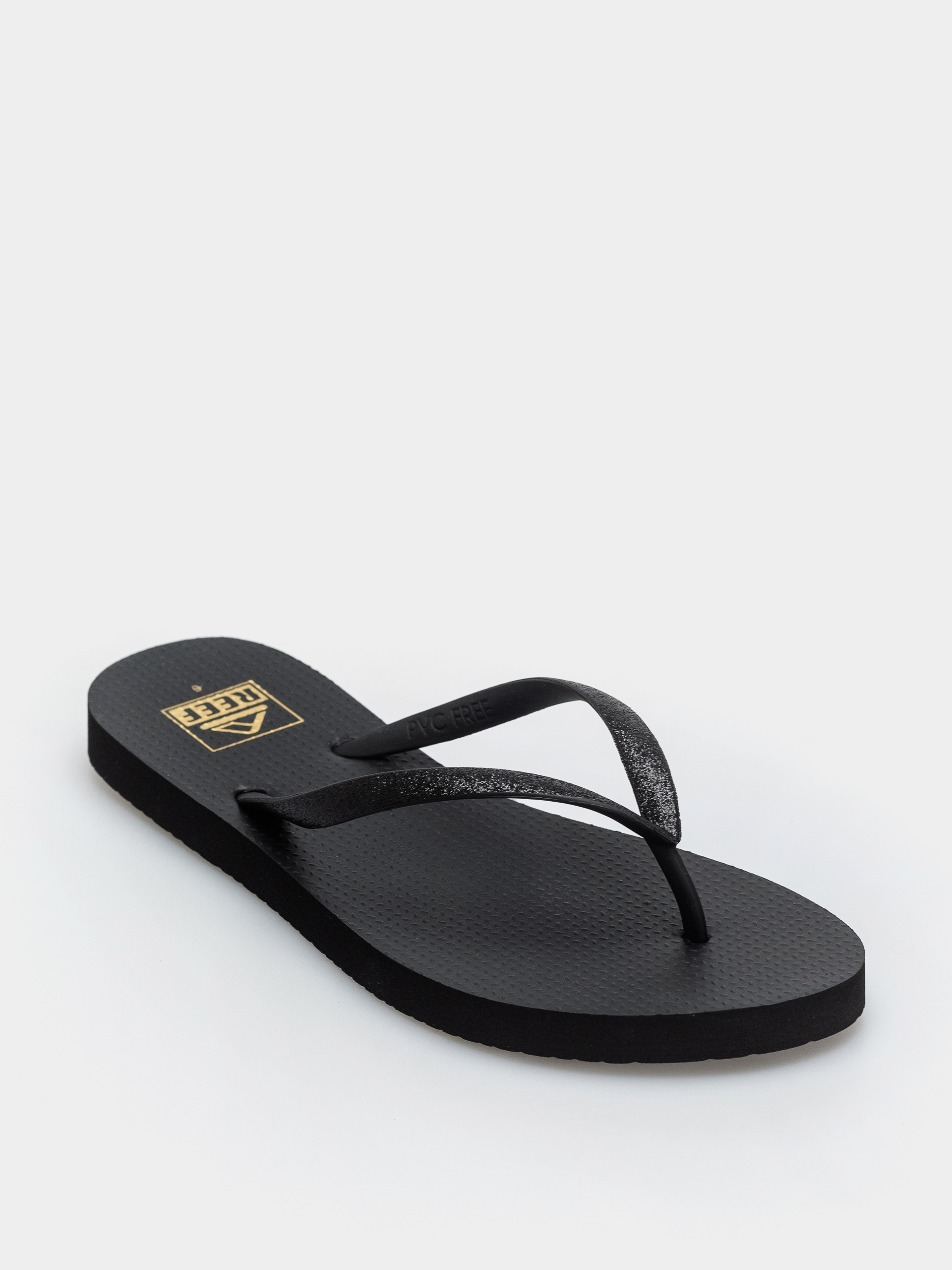 Reef Seaside Wmn Flip-flops (black glitter)