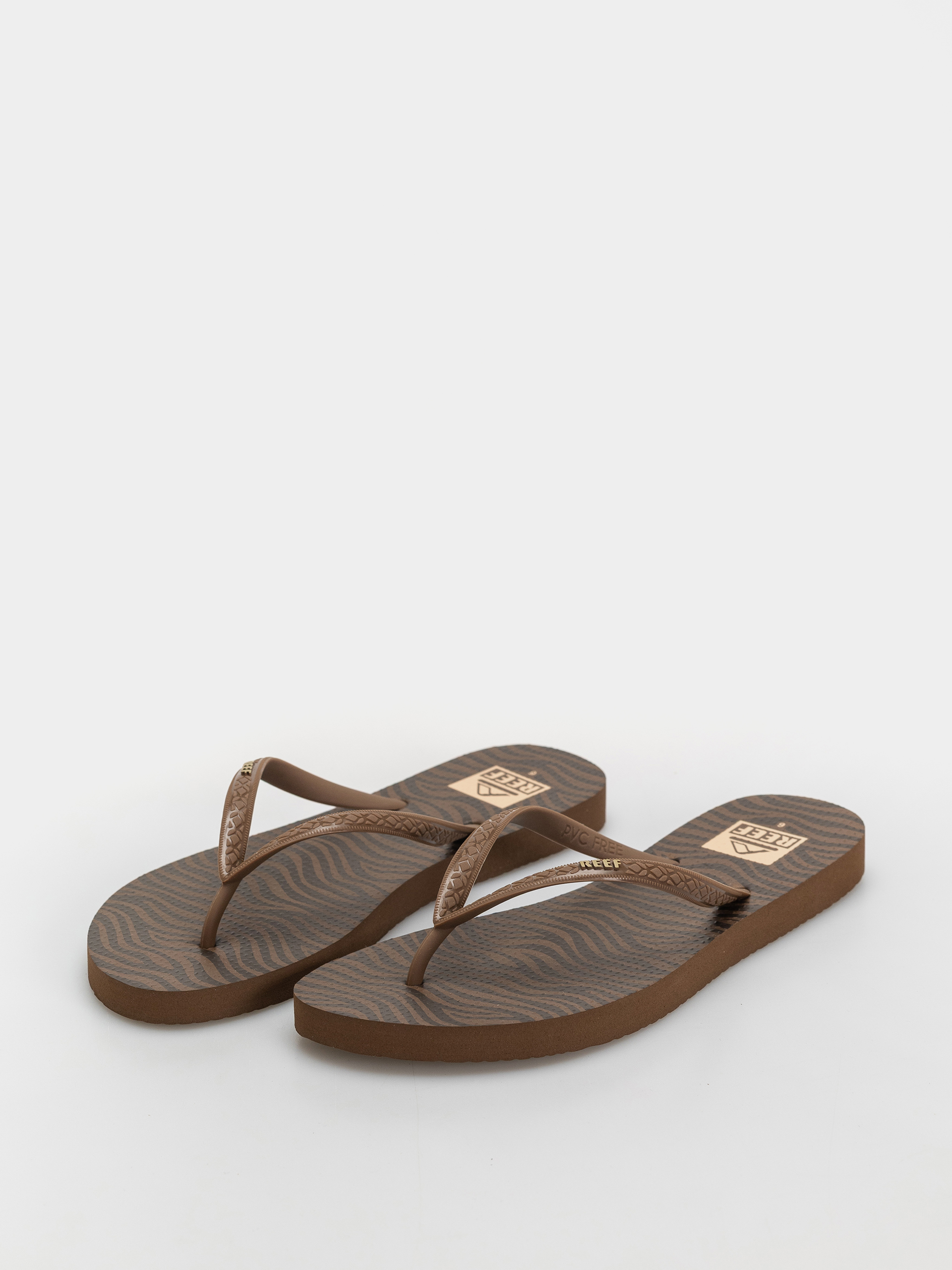 Reef Seaside Prints Wmn Flip-flops (choco zebra)